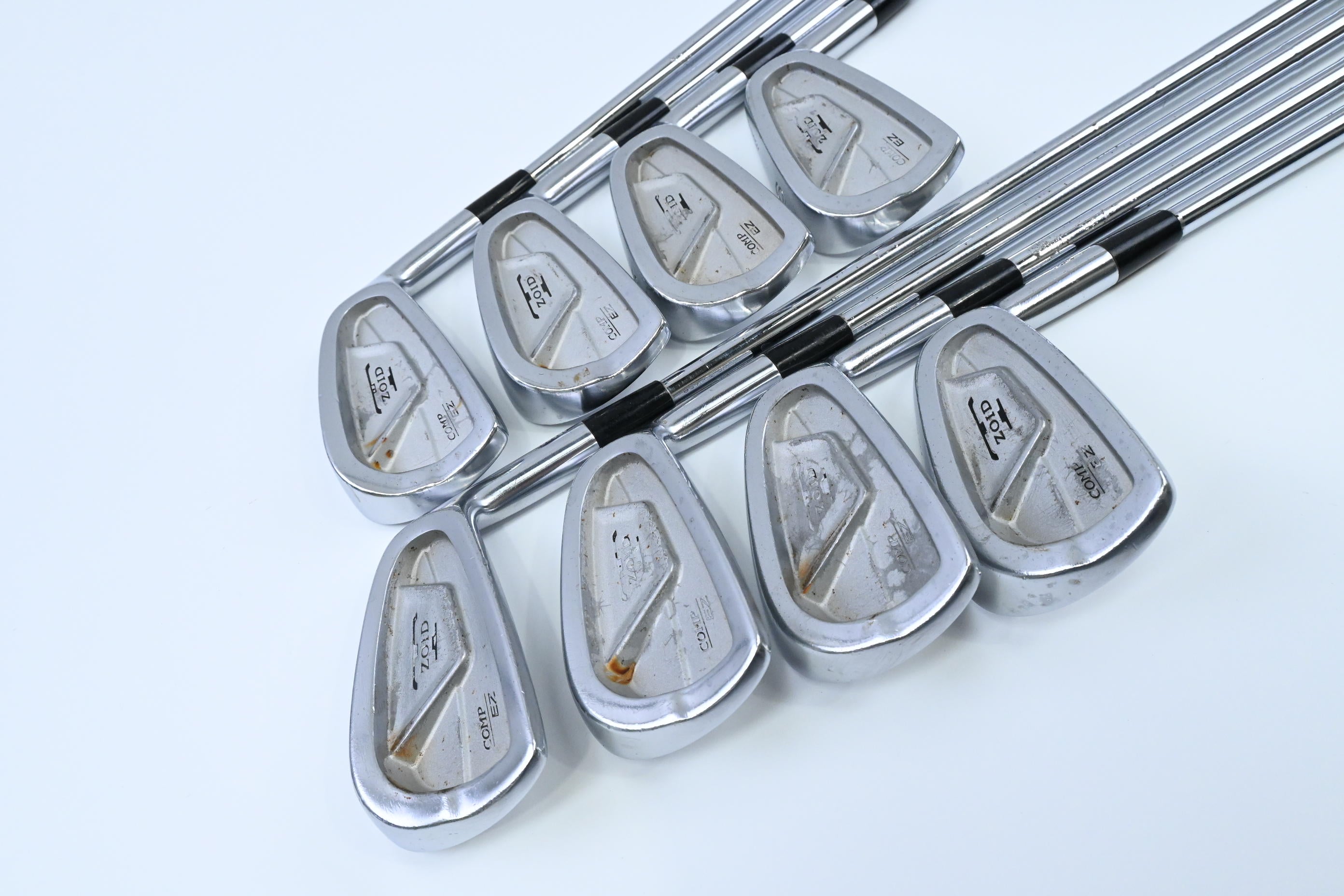 Mizuno T-Zoid Comp EZ Irons / 3-PW / Regular Flex Gold Plus R300 Shafts