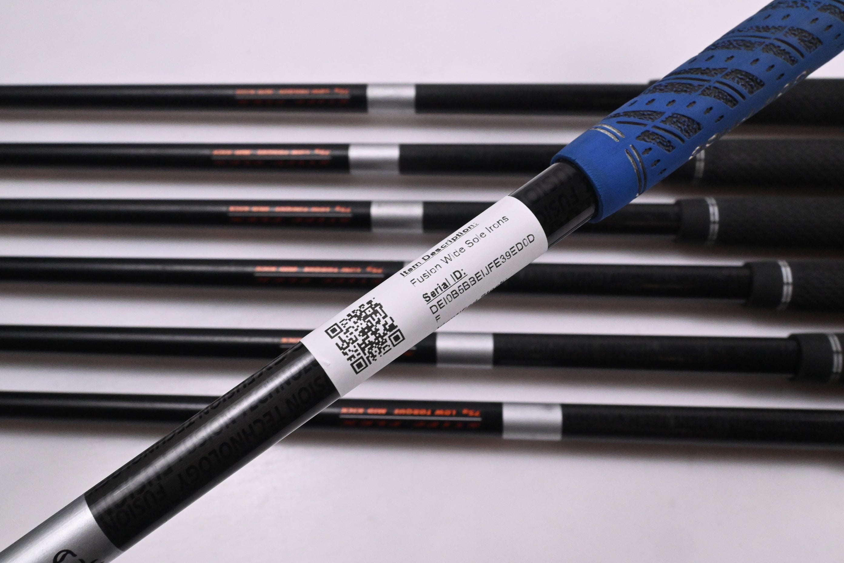 Callaway Fusion Wide Sole Irons / 5-PW+SW / Stiff Flex Callaway 75 Shafts