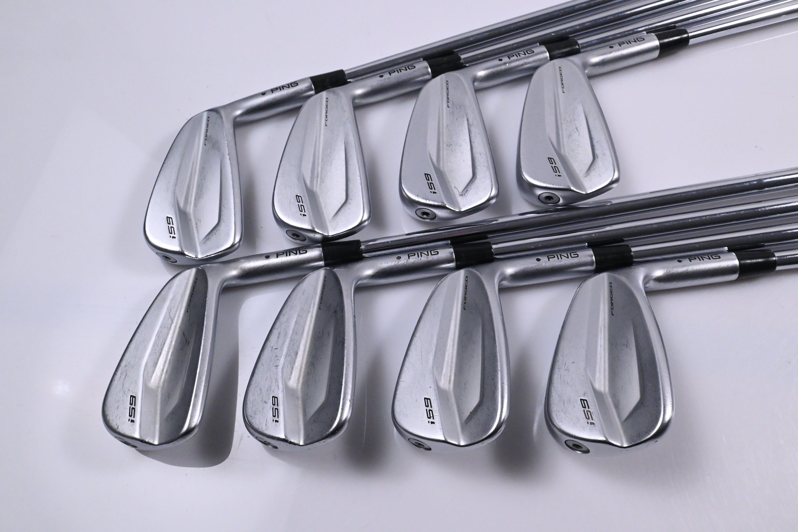 Ping i59 Irons / 3-PW / Black Dot / Stiff Flex Dynamic Gold 105 S300 Shafts