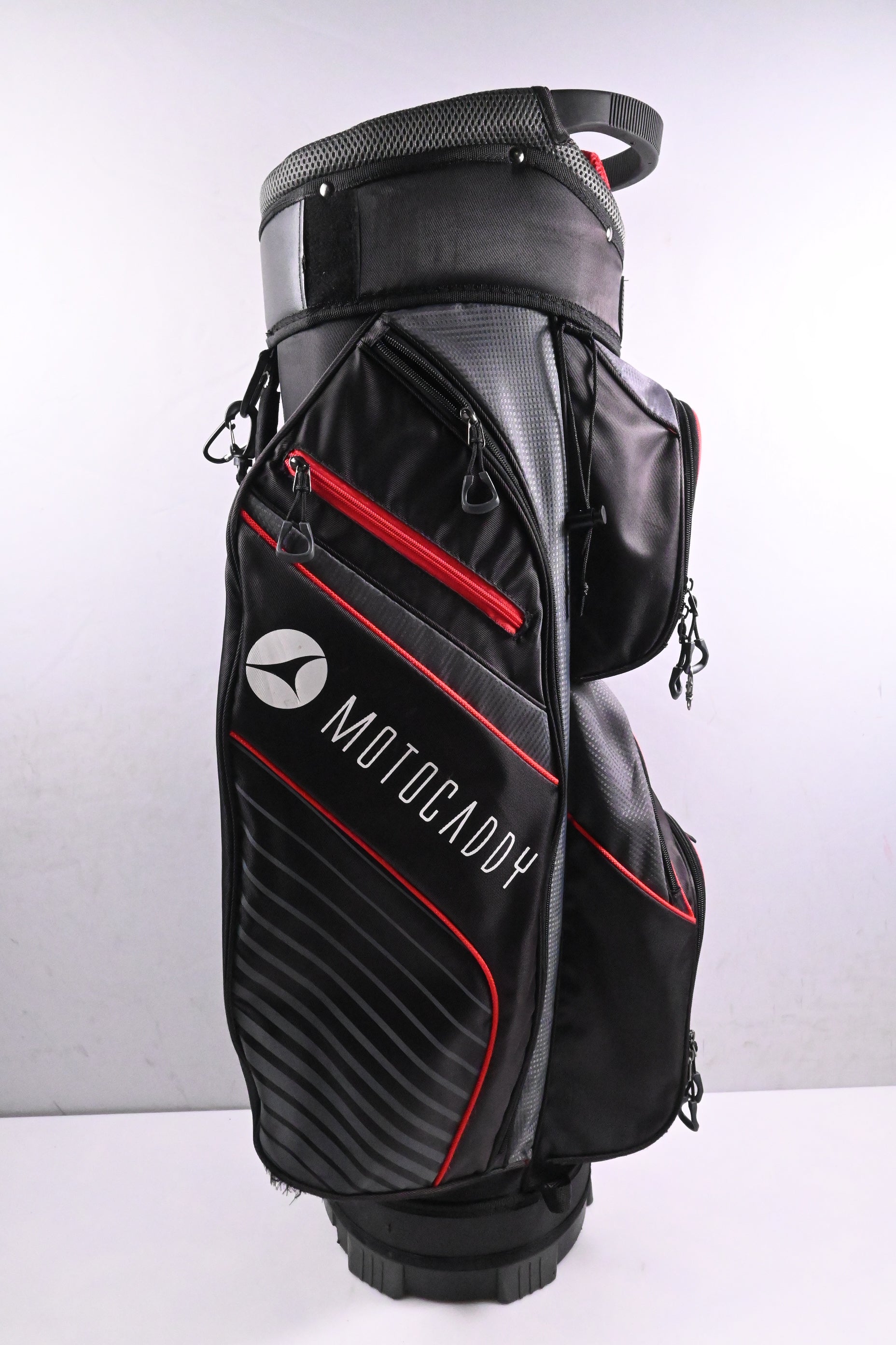 Motocaddy Lite Series Cart Bag / 14-Way Divider / Black, Grey, Red
