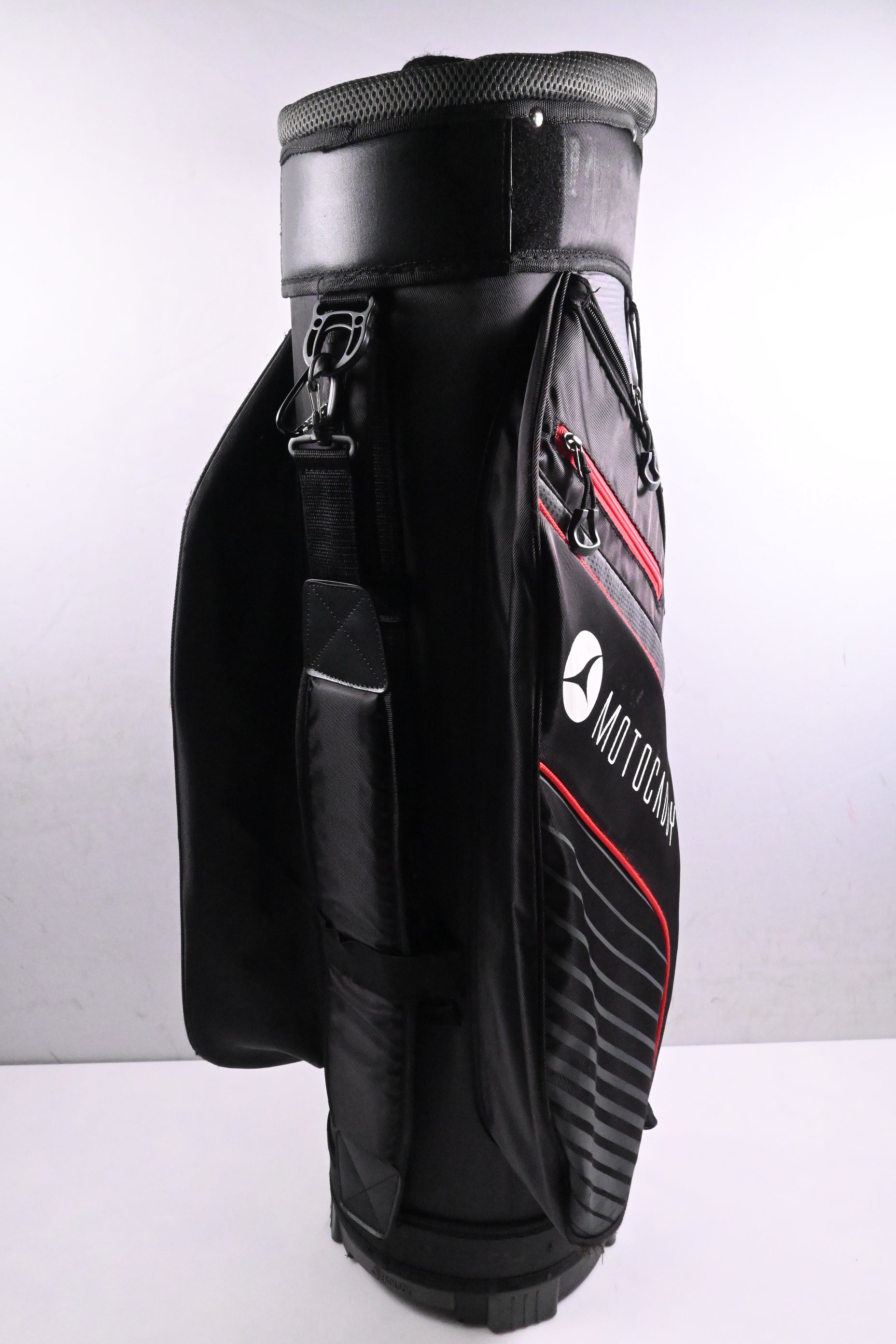 Motocaddy Lite Series Cart Bag / 14-Way Divider / Black, Grey, Red