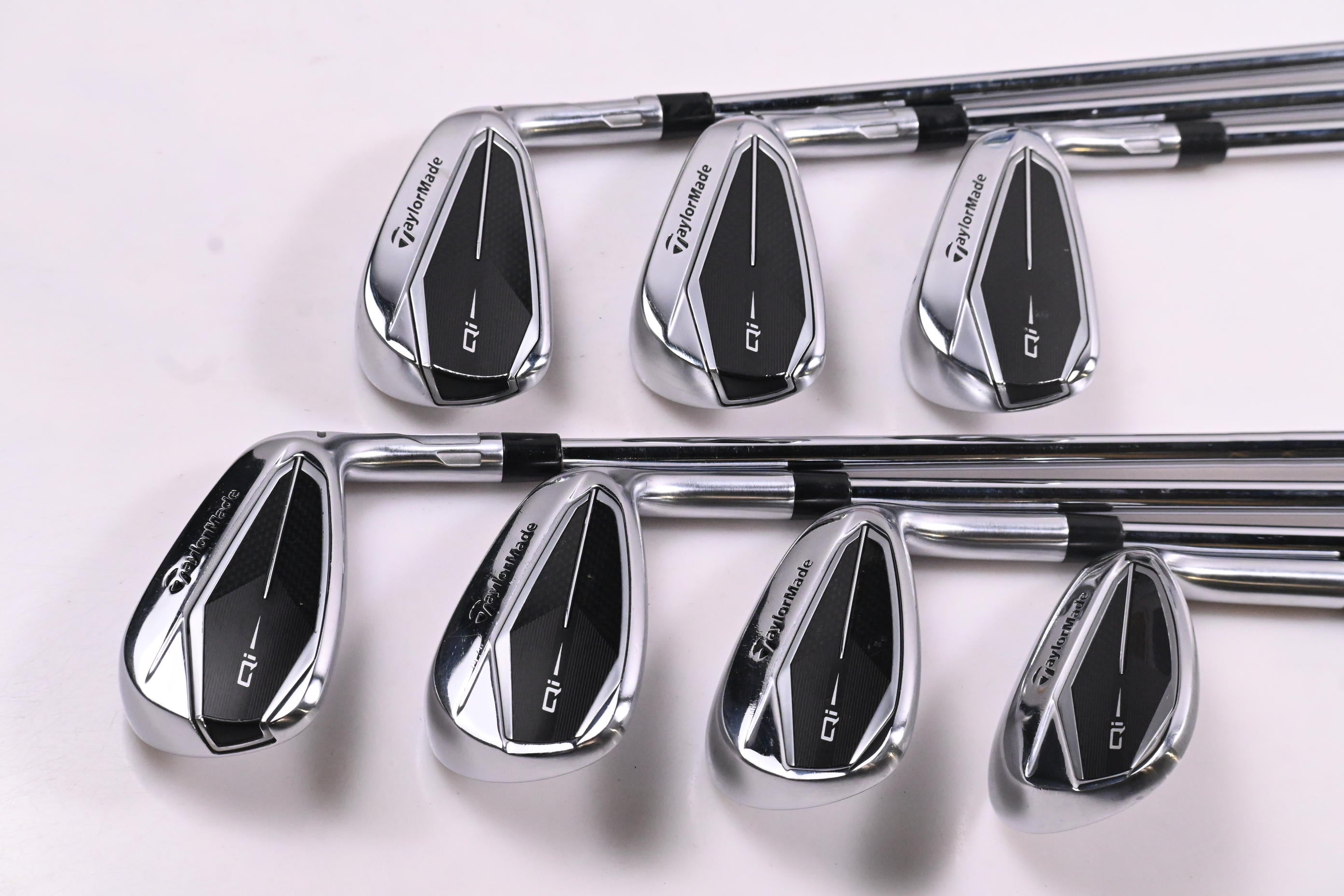 Taylormade Qi Irons / 5-PW+SW / Stiff Flex KBS MAX MT 85 Shafts