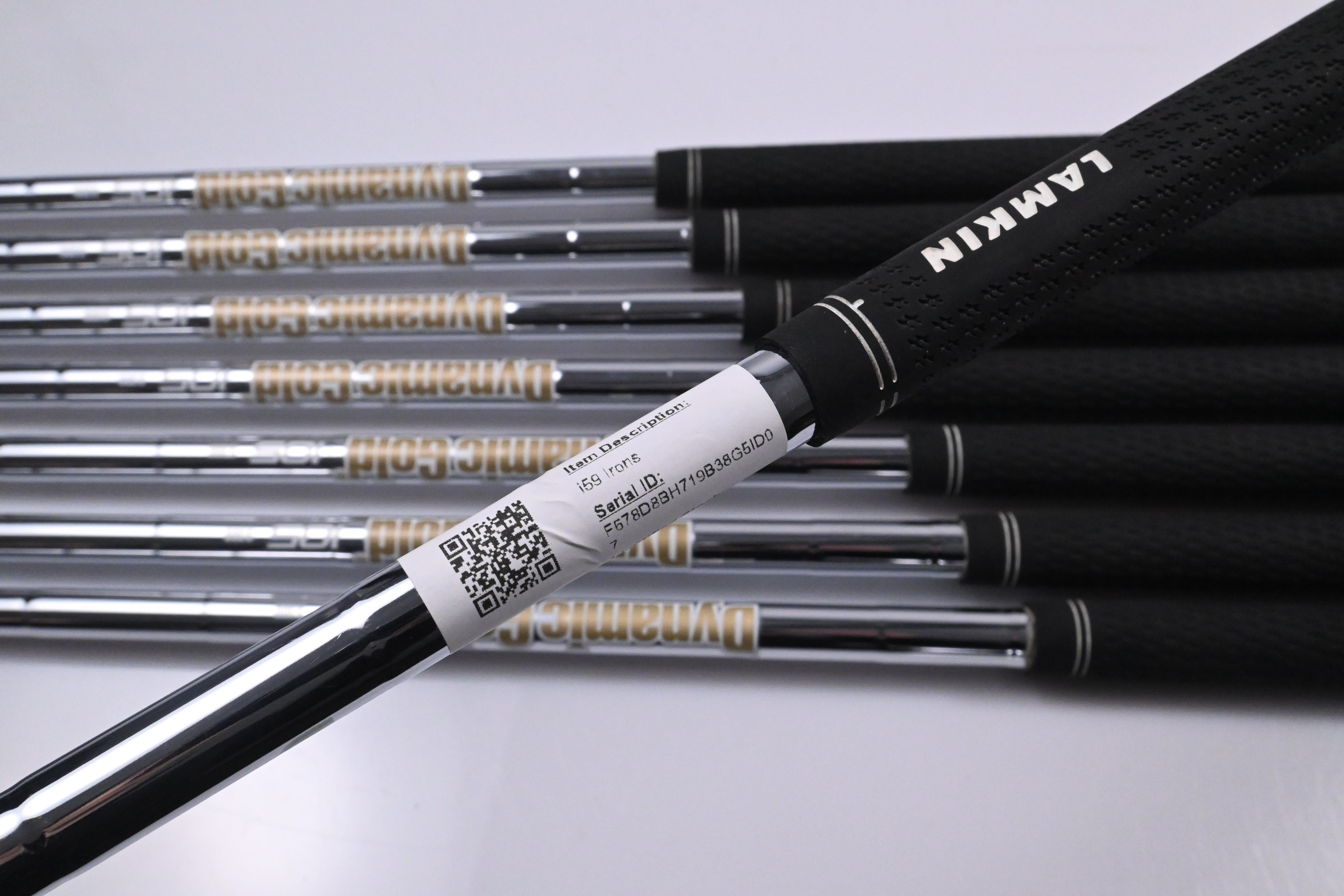Ping i59 Irons / 3-PW / Black Dot / Stiff Flex Dynamic Gold 105 S300 Shafts