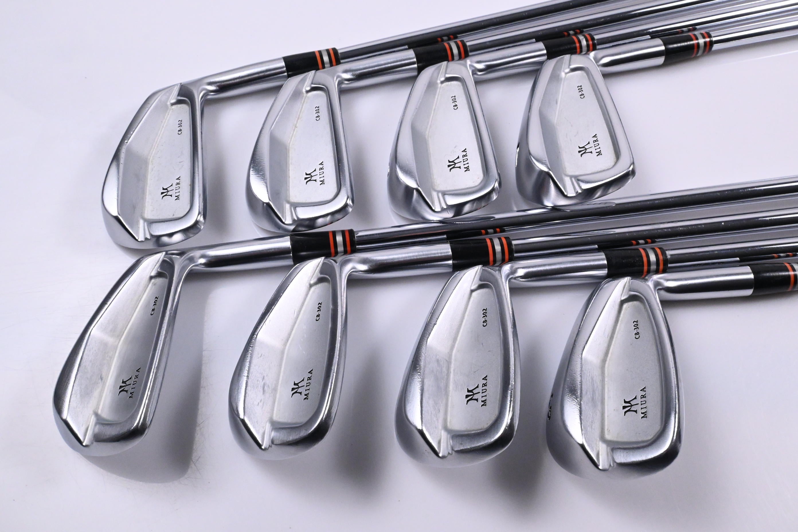 Miura CB-302 Irons / 4-PW+GW / Stiff Flex Project X LZ 120 Steel Shafts