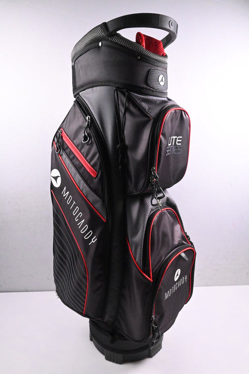 Motocaddy Lite Series Cart Bag / 14-Way Divider / Black, Grey, Red
