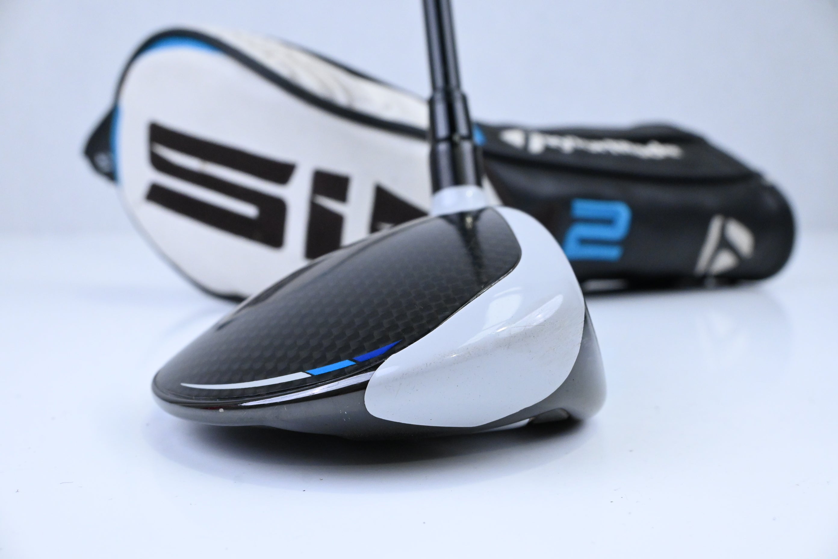 Taylormade SIM2 Ti #3 Wood / 15 Degree / Stiff Flex Tensei AV Raw Blue 65 Shaft