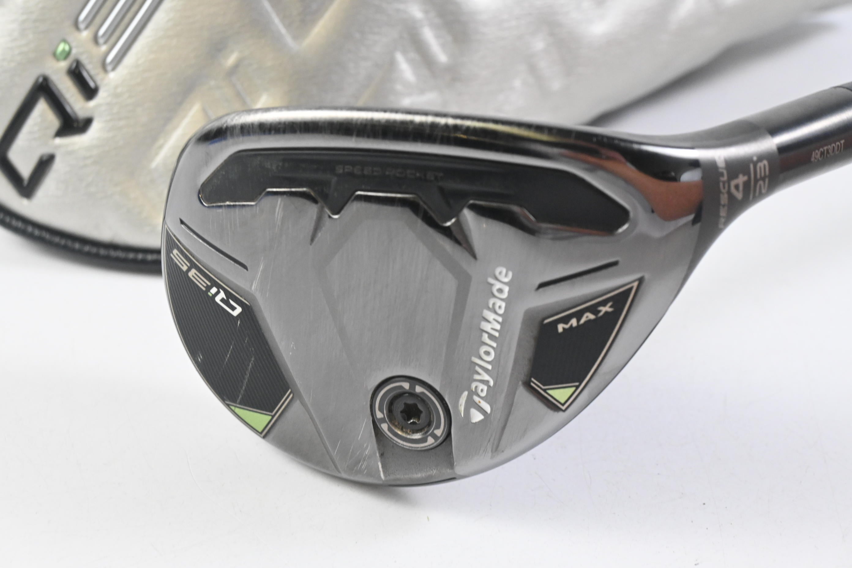 Taylormade Qi35 Max #4 Hybrid / 23 Degree / X-Flex Kai'li Dark Waves Blue 95 Shaft