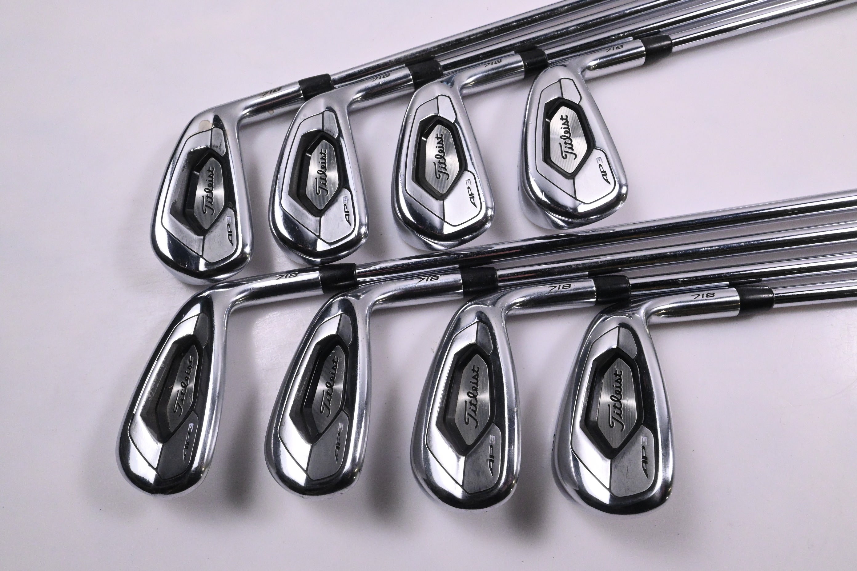 Titleist 718 AP3 Irons / 4-PW+48° / Stiff Flex Project X LZ 120 Shafts