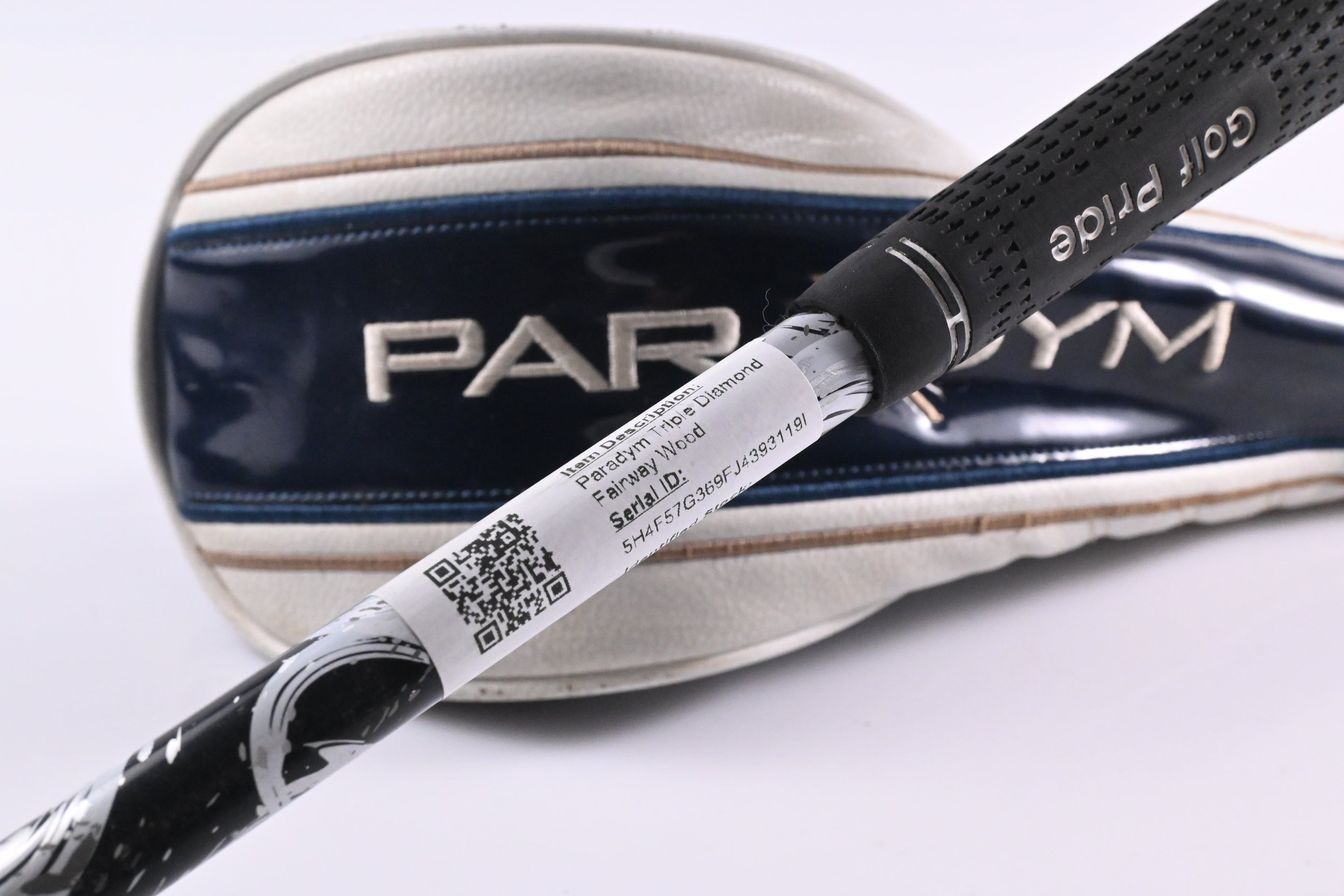 Callaway Paradym Triple Diamond #3 Wood / 15 Degree / Stiff Flex Kai'li White 70
