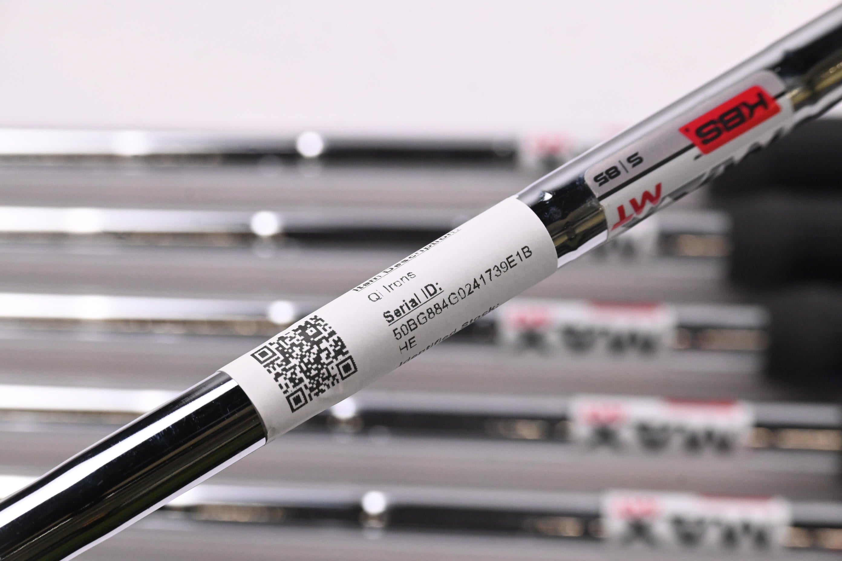 Taylormade Qi Irons / 5-PW+SW / Stiff Flex KBS MAX MT 85 Shafts