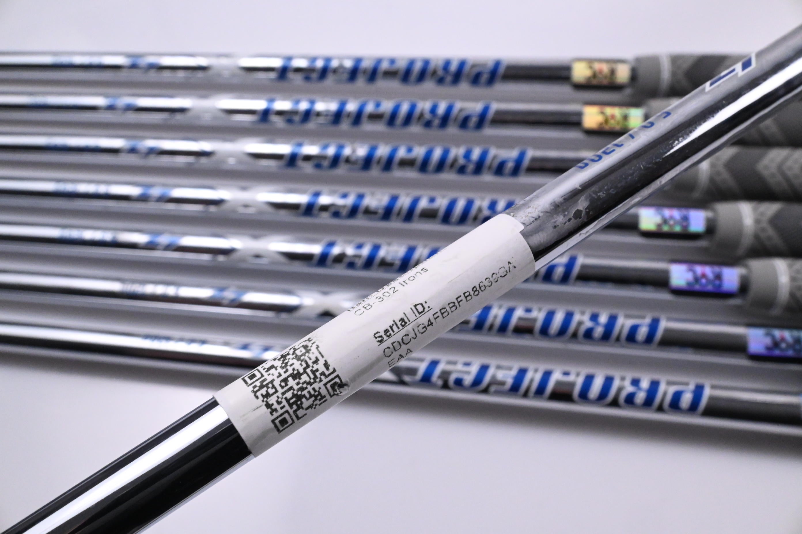 Miura CB-302 Irons / 4-PW+GW / Stiff Flex Project X LZ 120 Steel Shafts