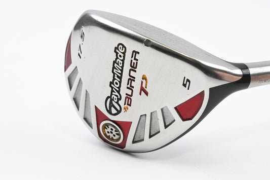 Burner 2008 #5 Wood / 17.5 Degree / Stiff Flex Taylormade Reax Superfast 75