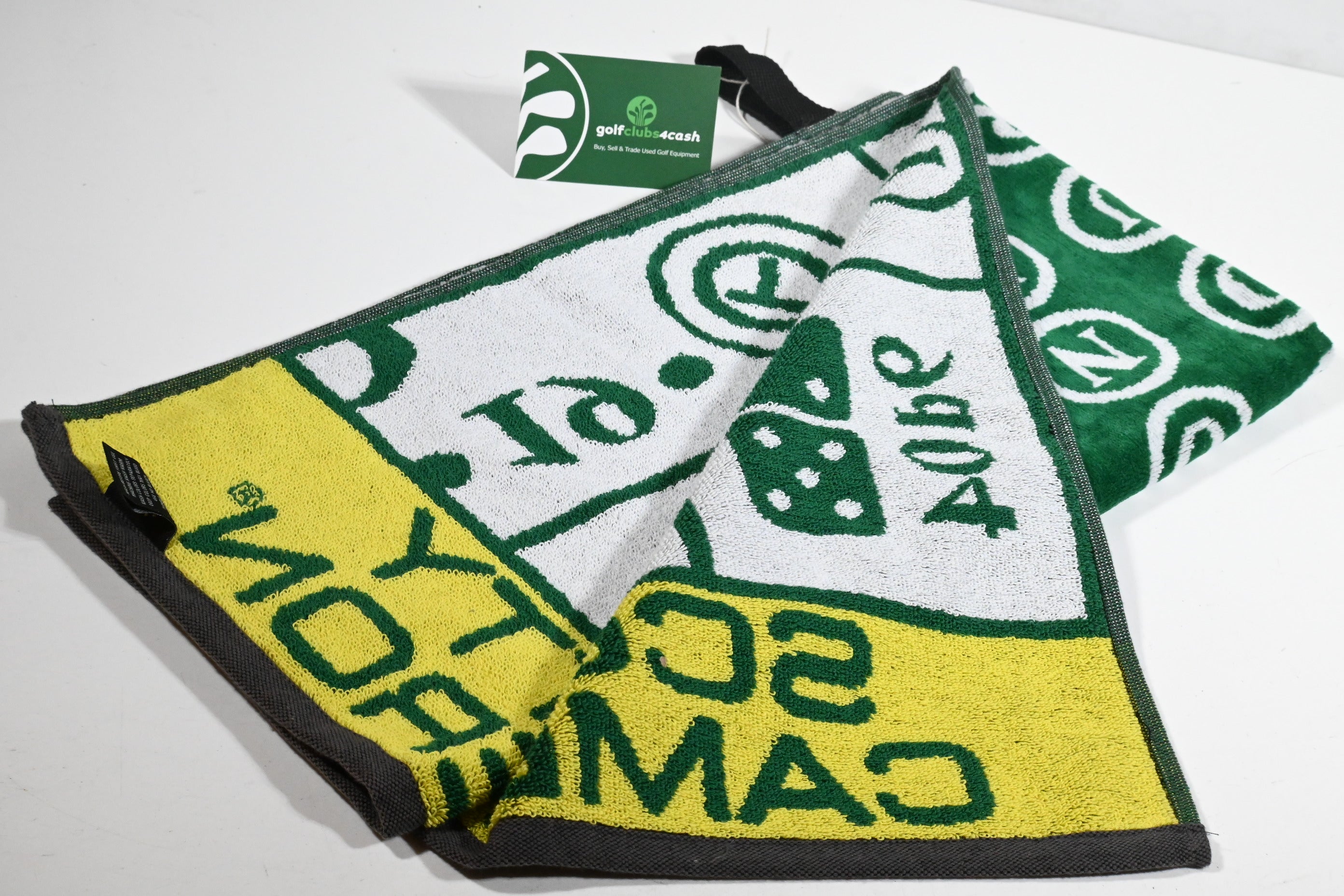 Scotty Cameron Gambler Towel / Green, Yellow, White