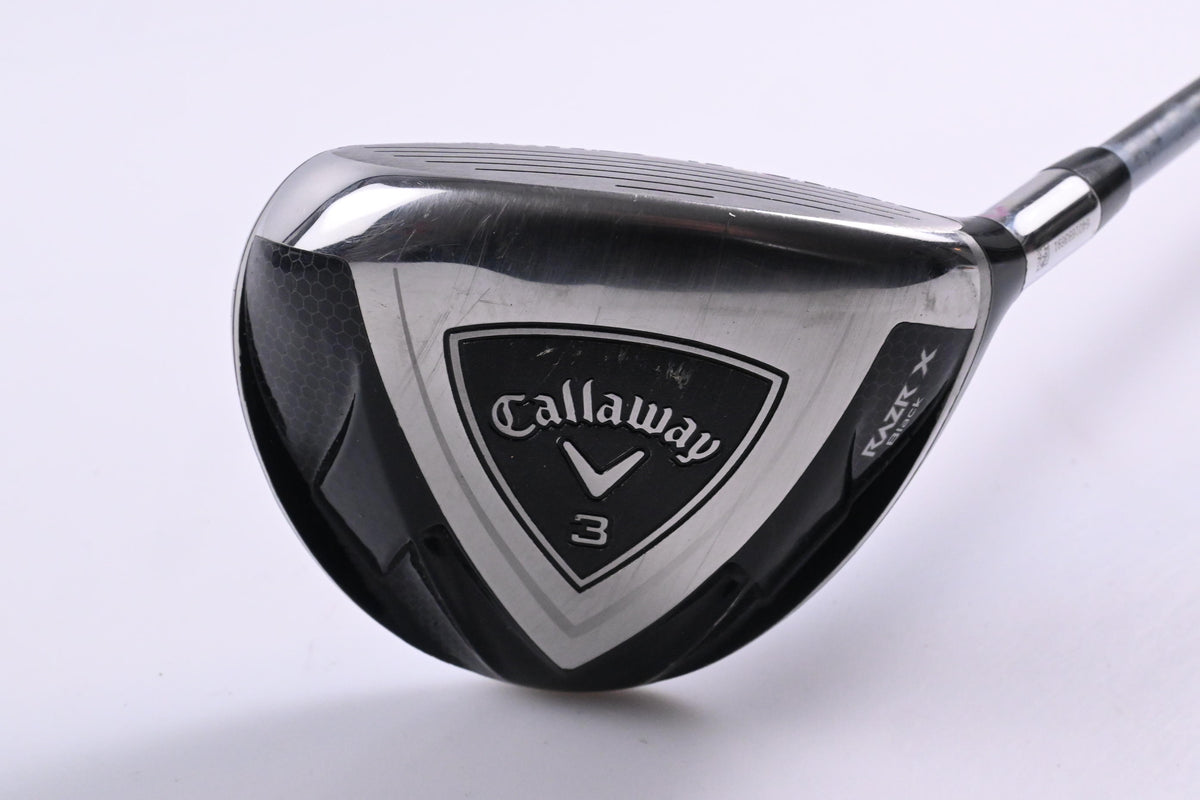 Ladies Callaway RAZR X Black #3 Wood / 15 Degree / Ladies Flex Callaway 50 Shaft