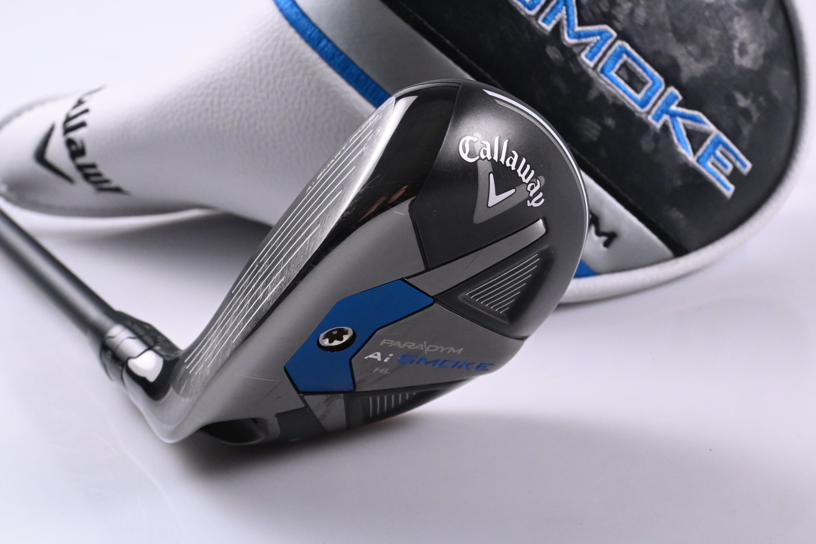 Left Hand Callaway Paradym Ai Smoke HL #5 Hybrid / 24 Degree / Regular Flex 60