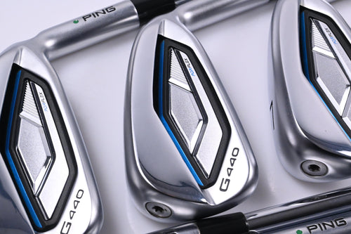 Ping G440 Irons / 5-PW / Green Dot / Stiff Flex KBS Tour 120 Shafts