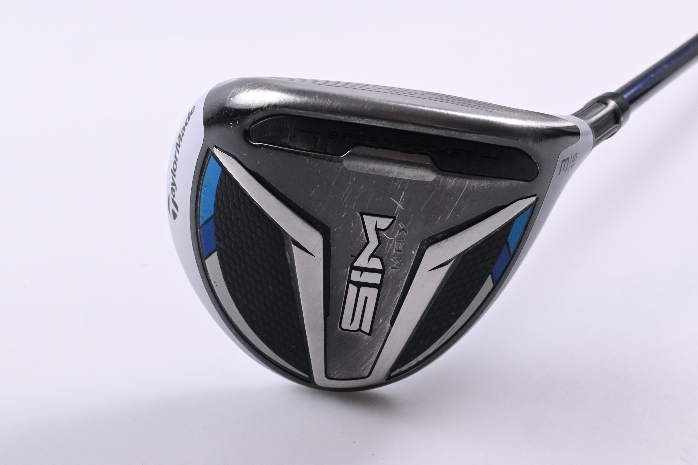 Taylormade SIM Max #3 Wood / 15 Degree / Stiff Flex Ventus Blue 6 Shaft