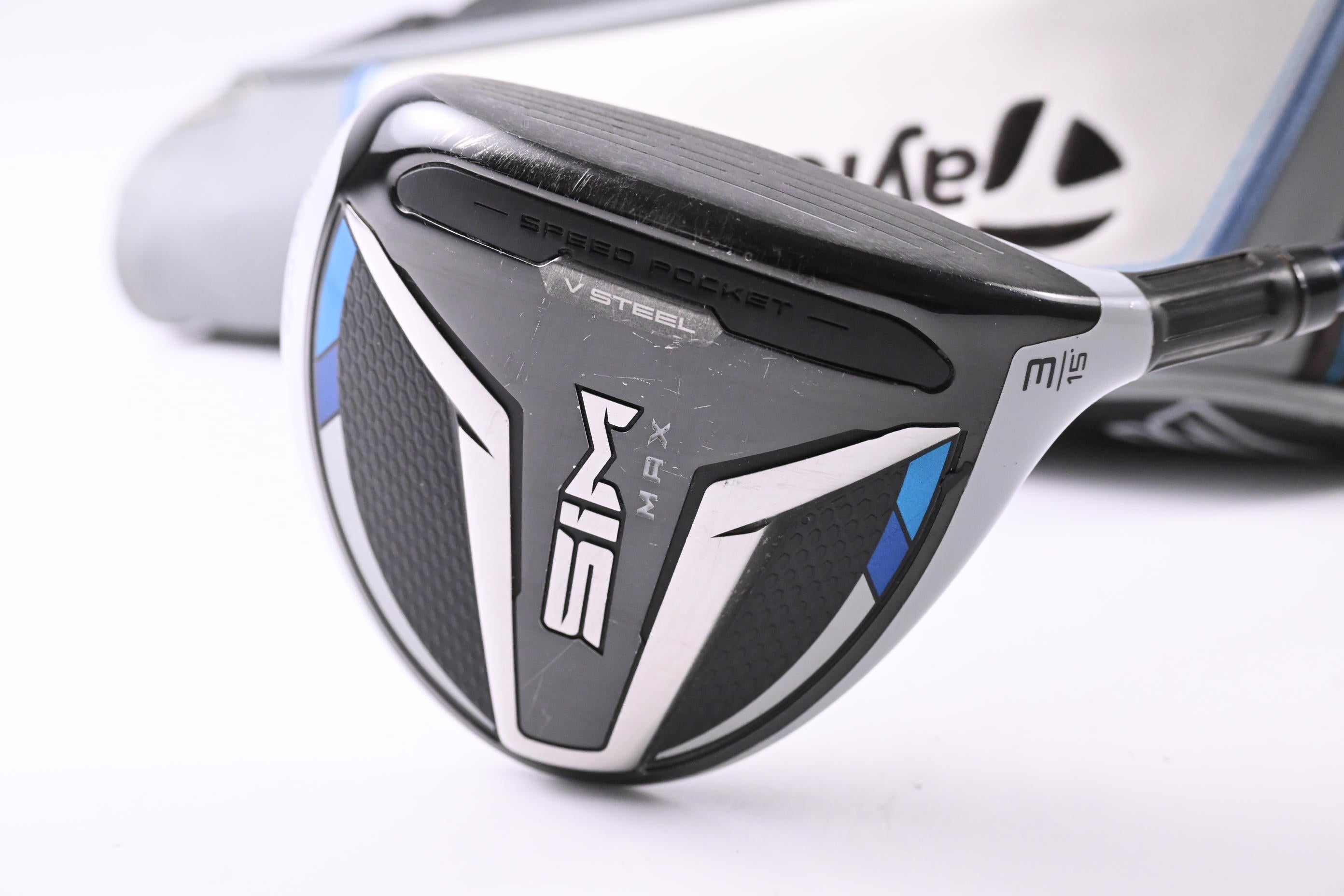 Taylormade SIM Max #3 Wood / 15 Degree / Stiff Flex Ventus Blue 6 Shaft