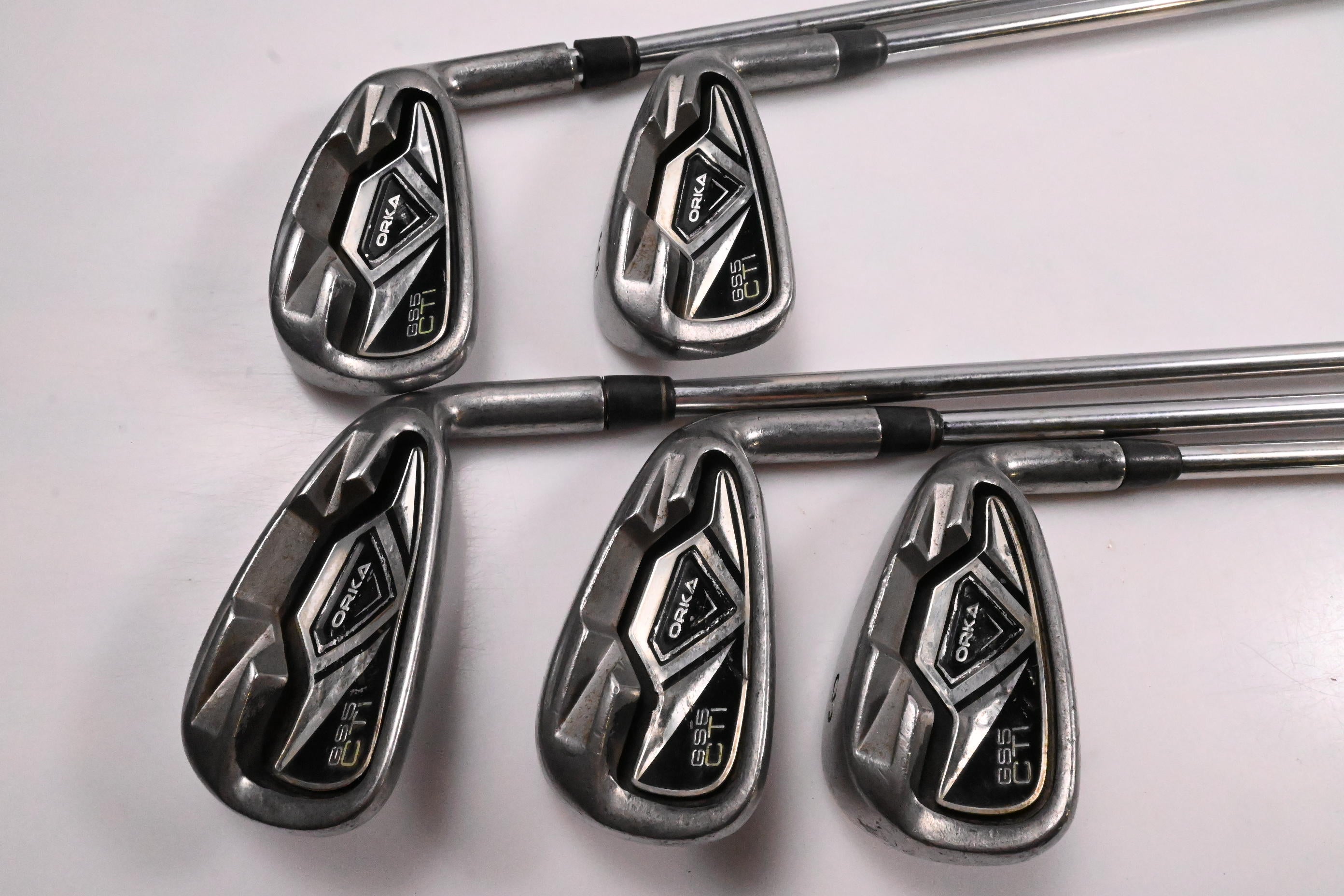 Orka GS5 CTI Irons / 4+6-9i / Stiff Flex Orka NH9 Flatline Shafts / No 5i