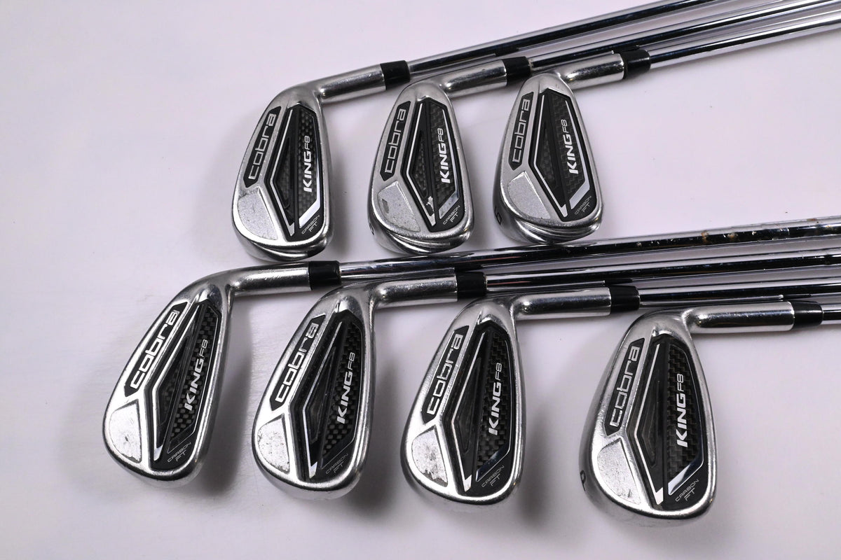 Cobra King F8 Irons / 4-PW / Stiff Flex XP 90 Shafts