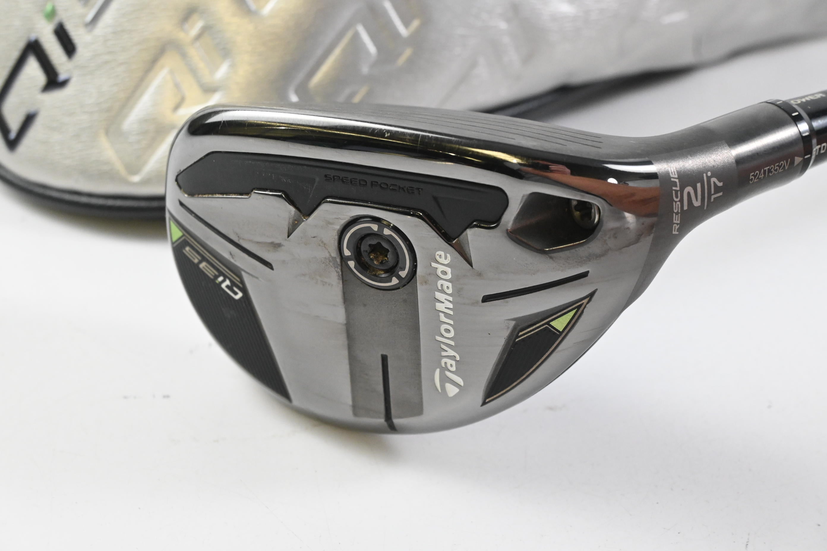 Taylormade Qi35 #2 Hybrid / 17 degree / Stiff Flex Hzrdus Gen5 Black