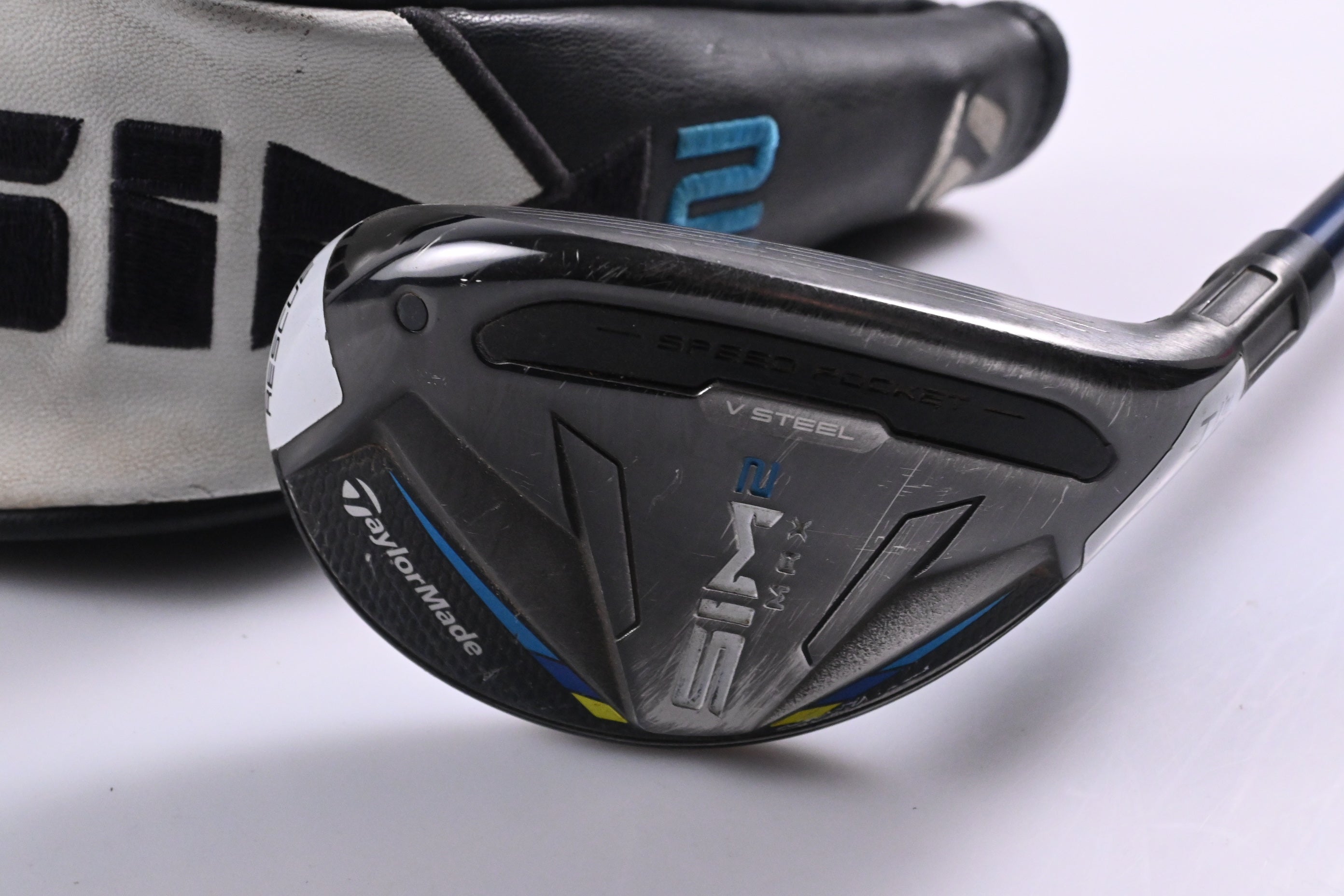 Taylormade SIM2 Max #4 Hybrid / 22 Degree / Regular Flex Ventus Blue 6 Shaft