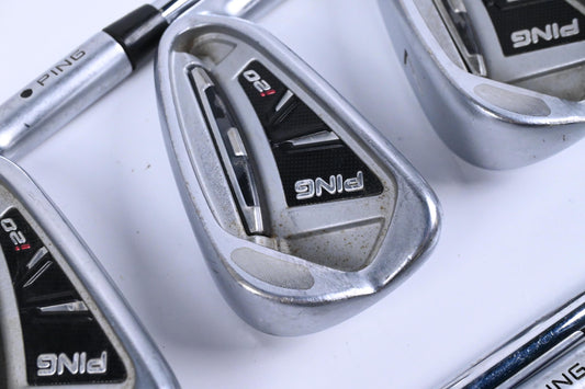 Ping i20 Irons / 5-PW / Black Dot / Stiff Flex Ping CFS Steel Shafts