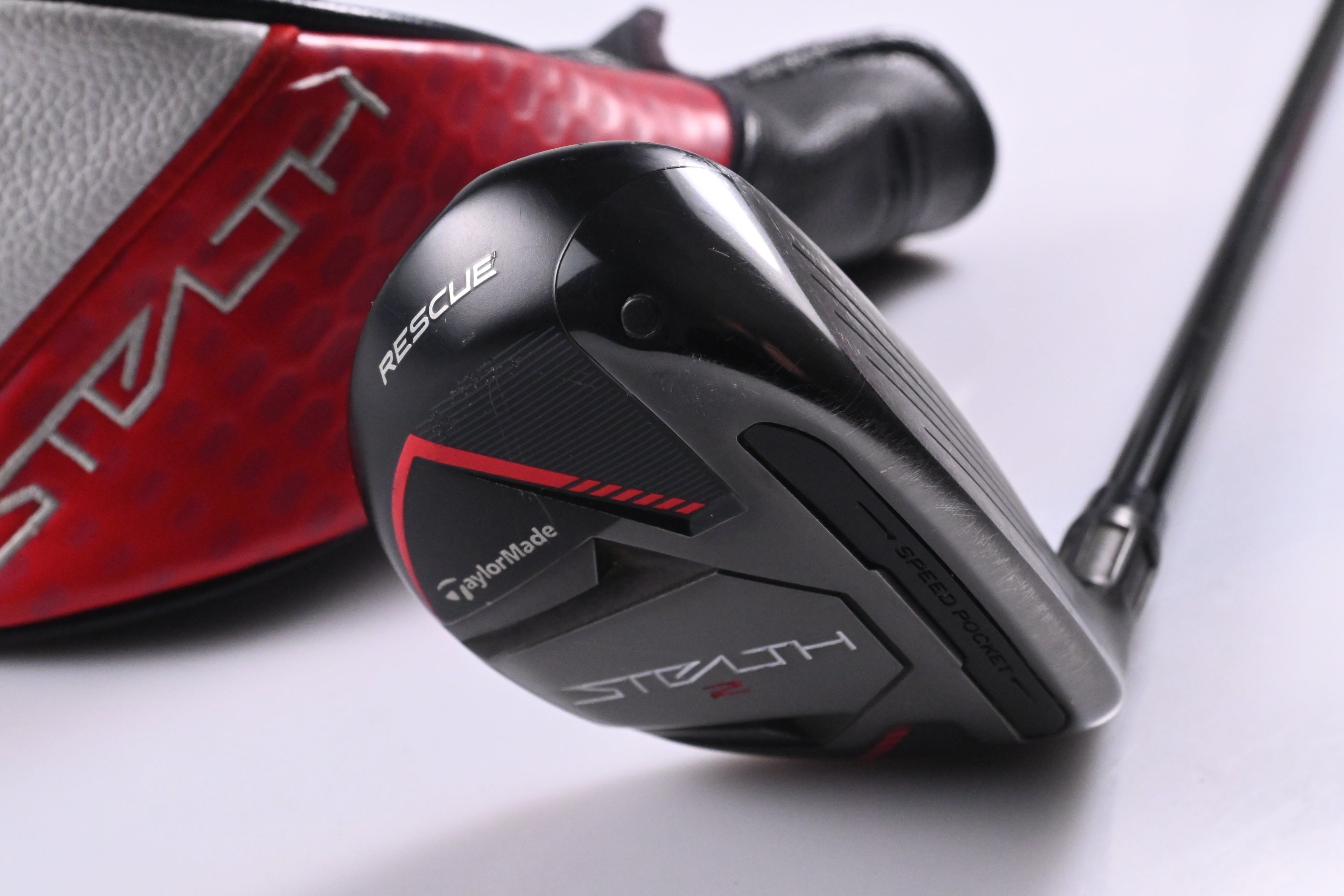 Taylormade Stealth 2 #4 Hybrid / 22 Degree / Stiff Flex Fujikura Ventus TR Red 7