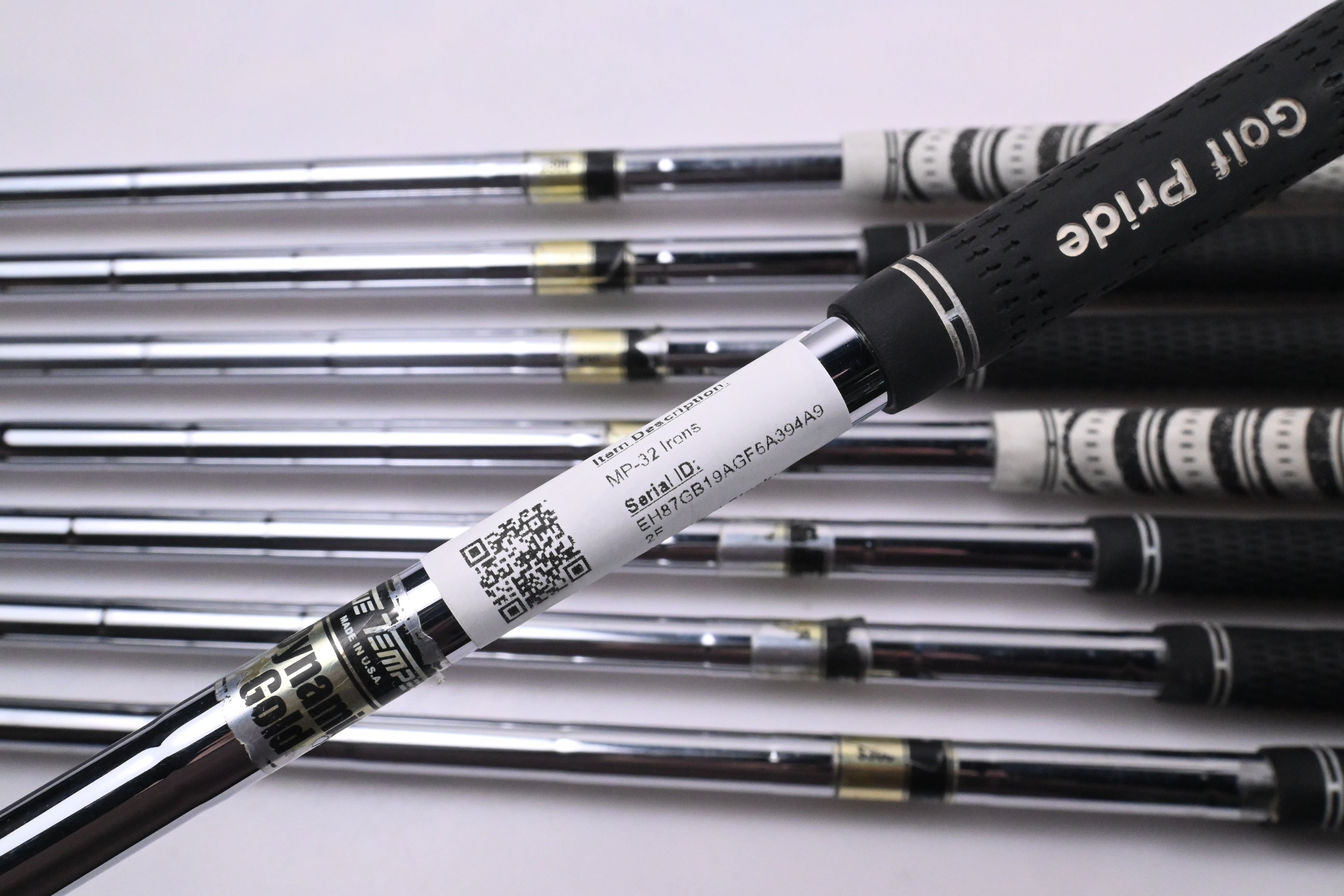 Mizuno MP-32 Irons / 3-PW / Stiff Flex Dynamic Gold S300 Shafts