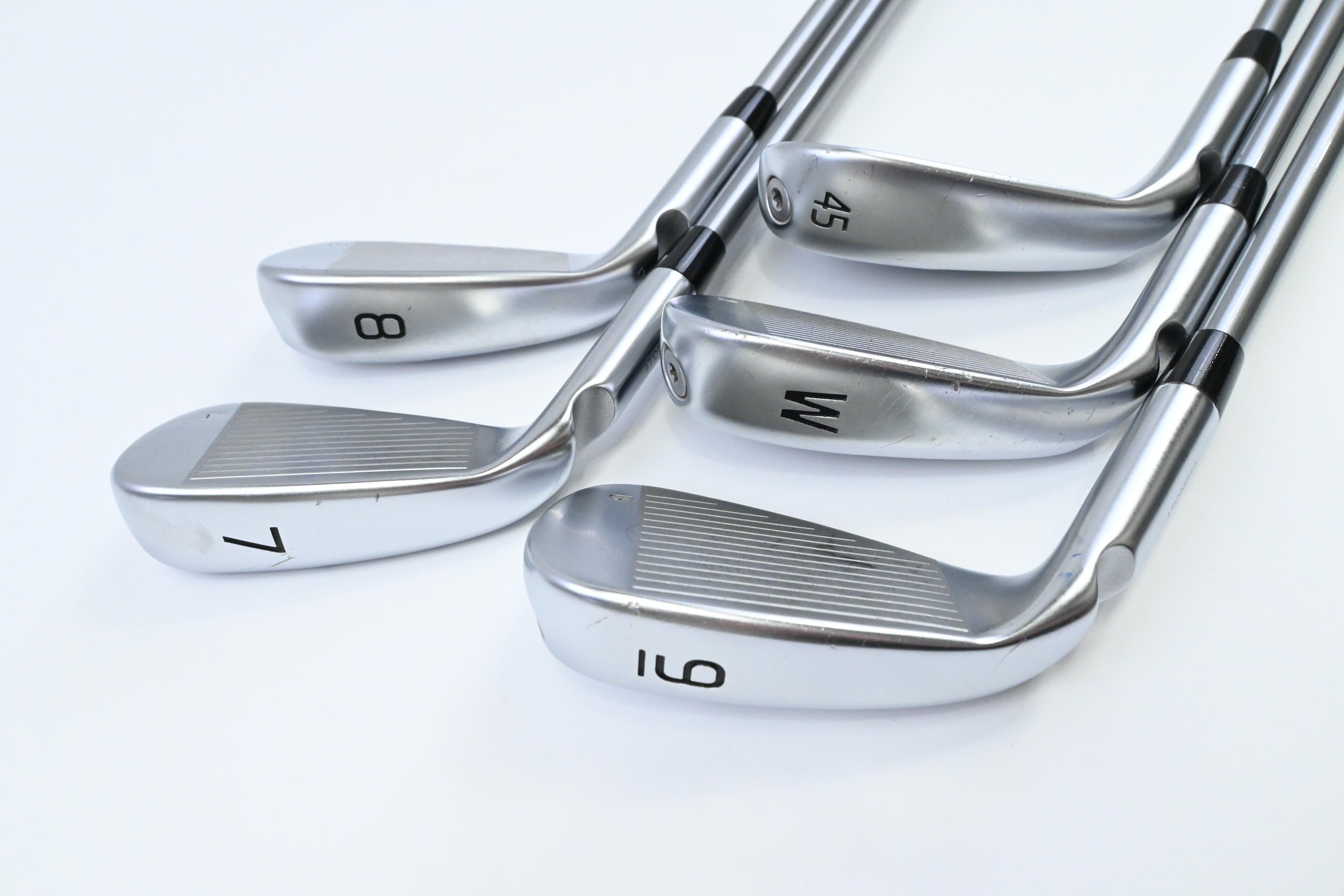 Ping G430 Irons / 7-PW+45° / Orange Dot / Senior Flex Ping Alta Quick 35 Shafts
