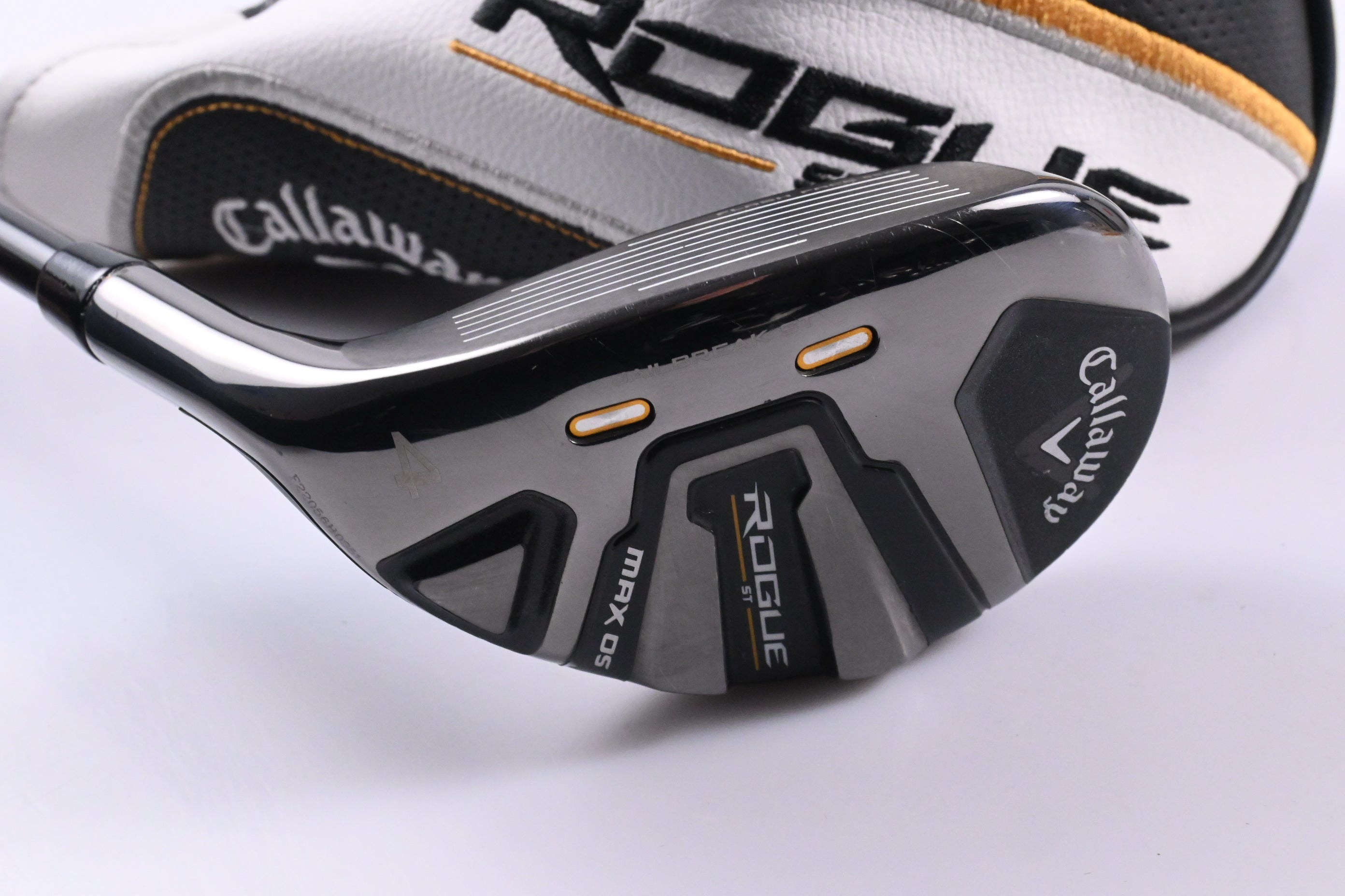 Left Hand Callaway Rogue ST Max OS #4 Hybrid / 21 Degree / Stiff Flex Tensei AV