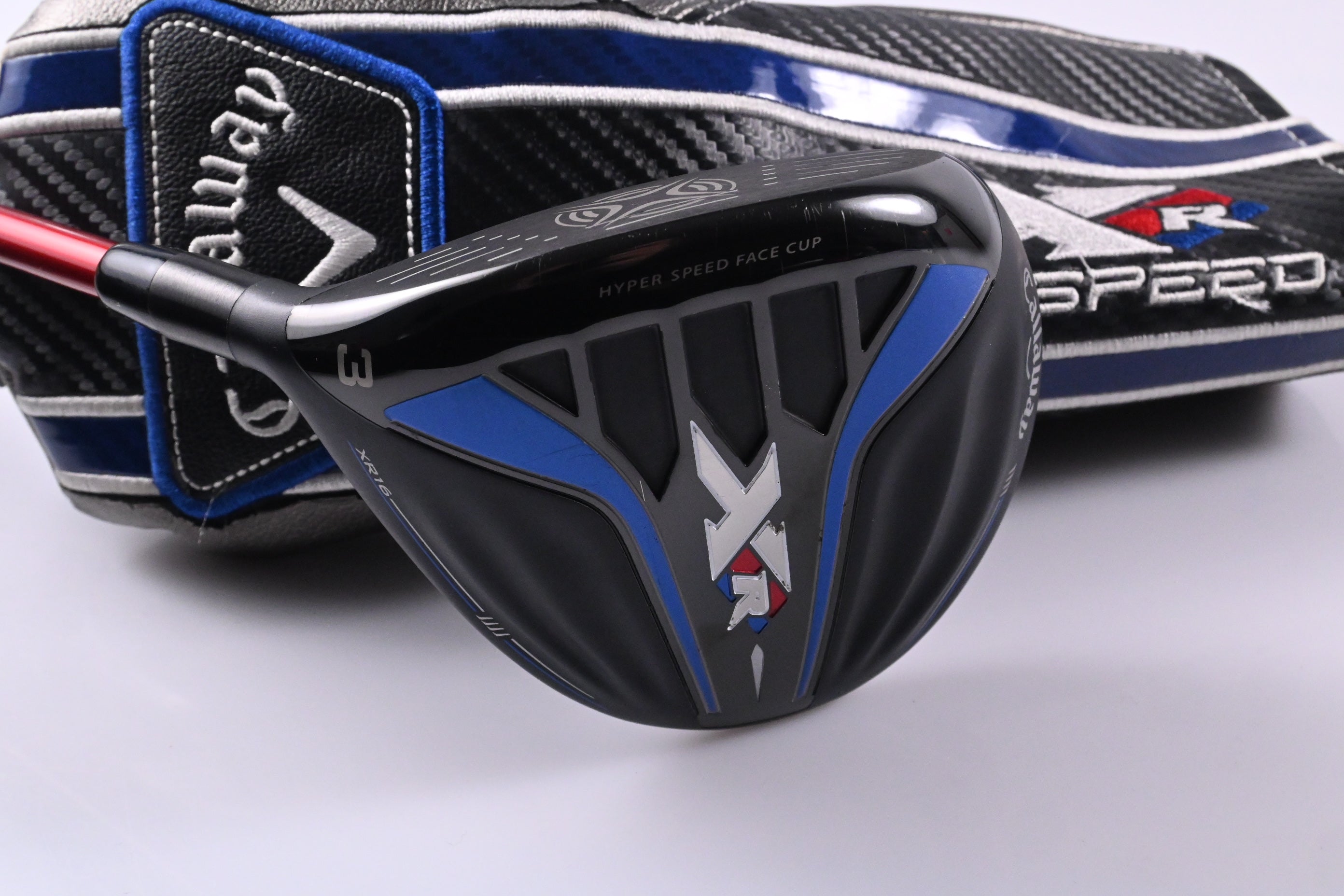 Left Hand Callaway XR16 #3 Wood / 15 Degree / Regular Flex Fujikura Speeder 565