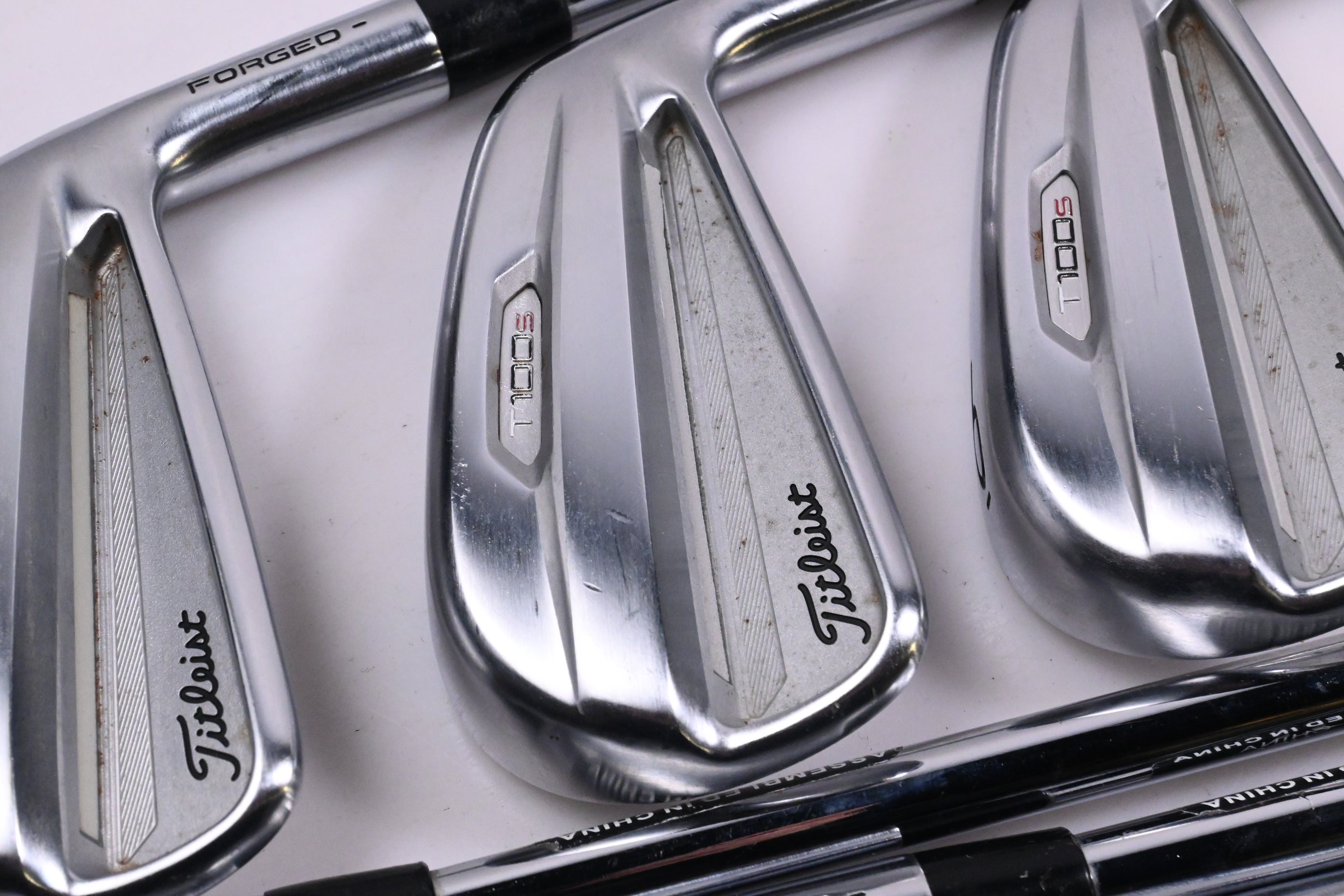 Titleist T100.S 2021 Irons / 4-PW / Stiff Flex Project X LZ 120 Shafts