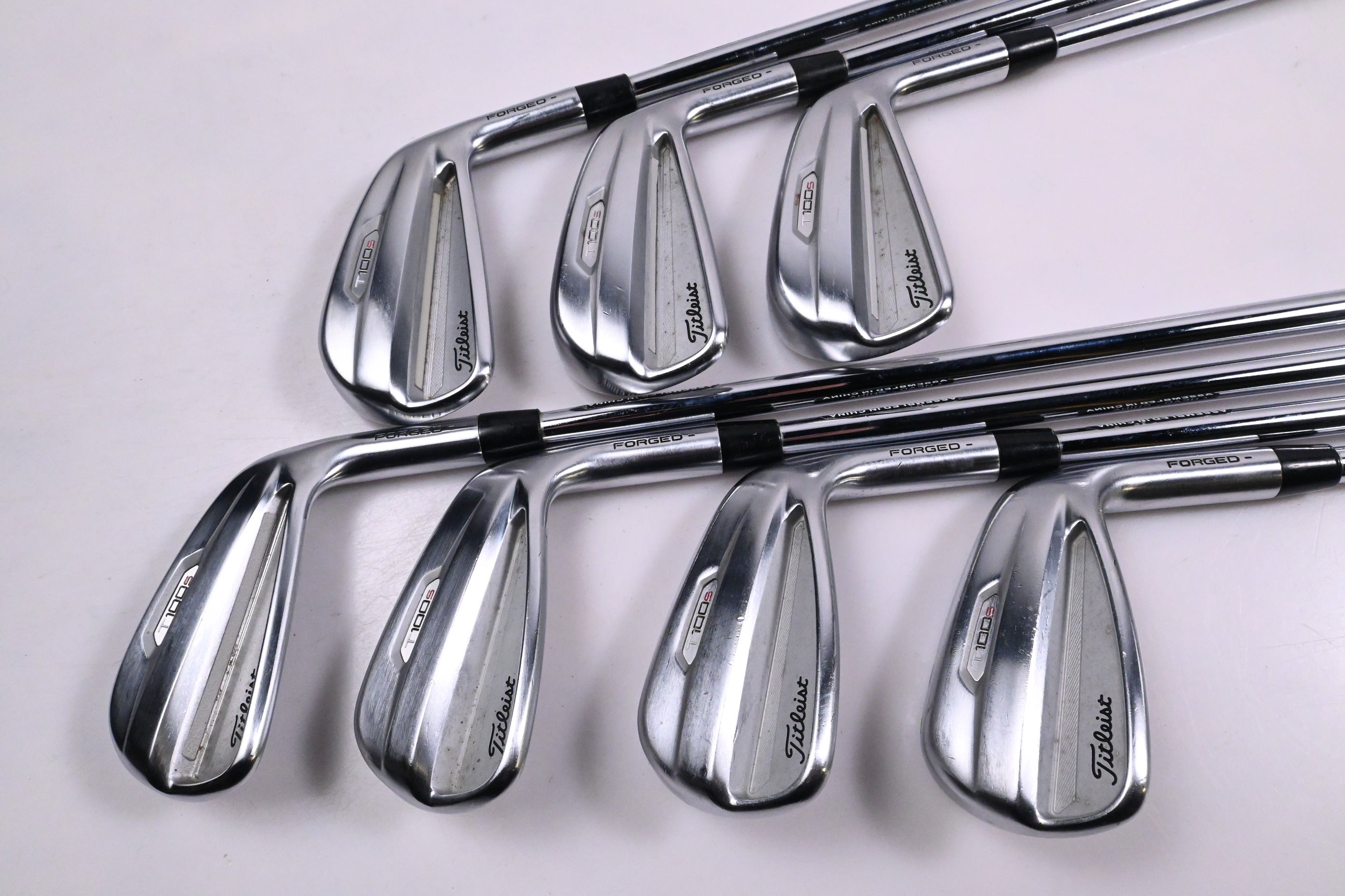 Titleist T100.S 2021 Irons / 4-PW / Stiff Flex Project X LZ 120 Shafts