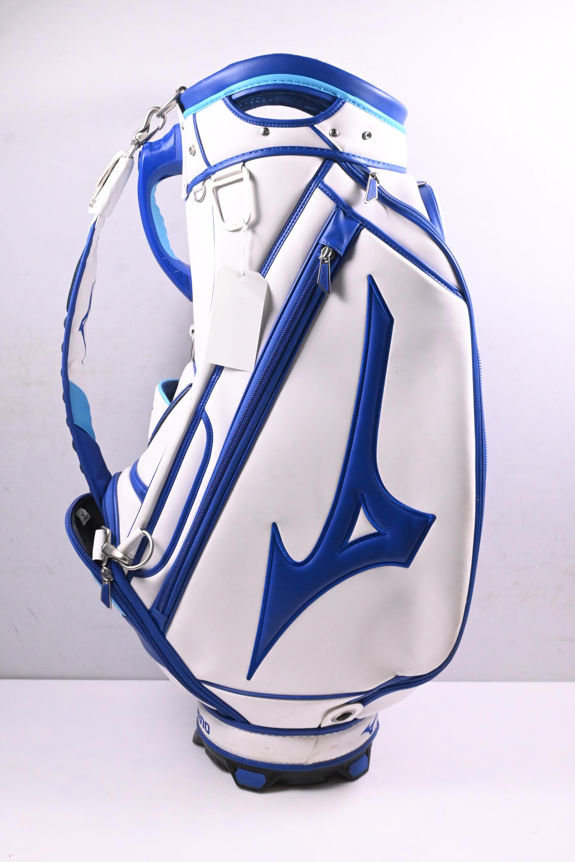 Mizuno 2024 Tour Staff Bag / 6-Way Divider / White & Blue
