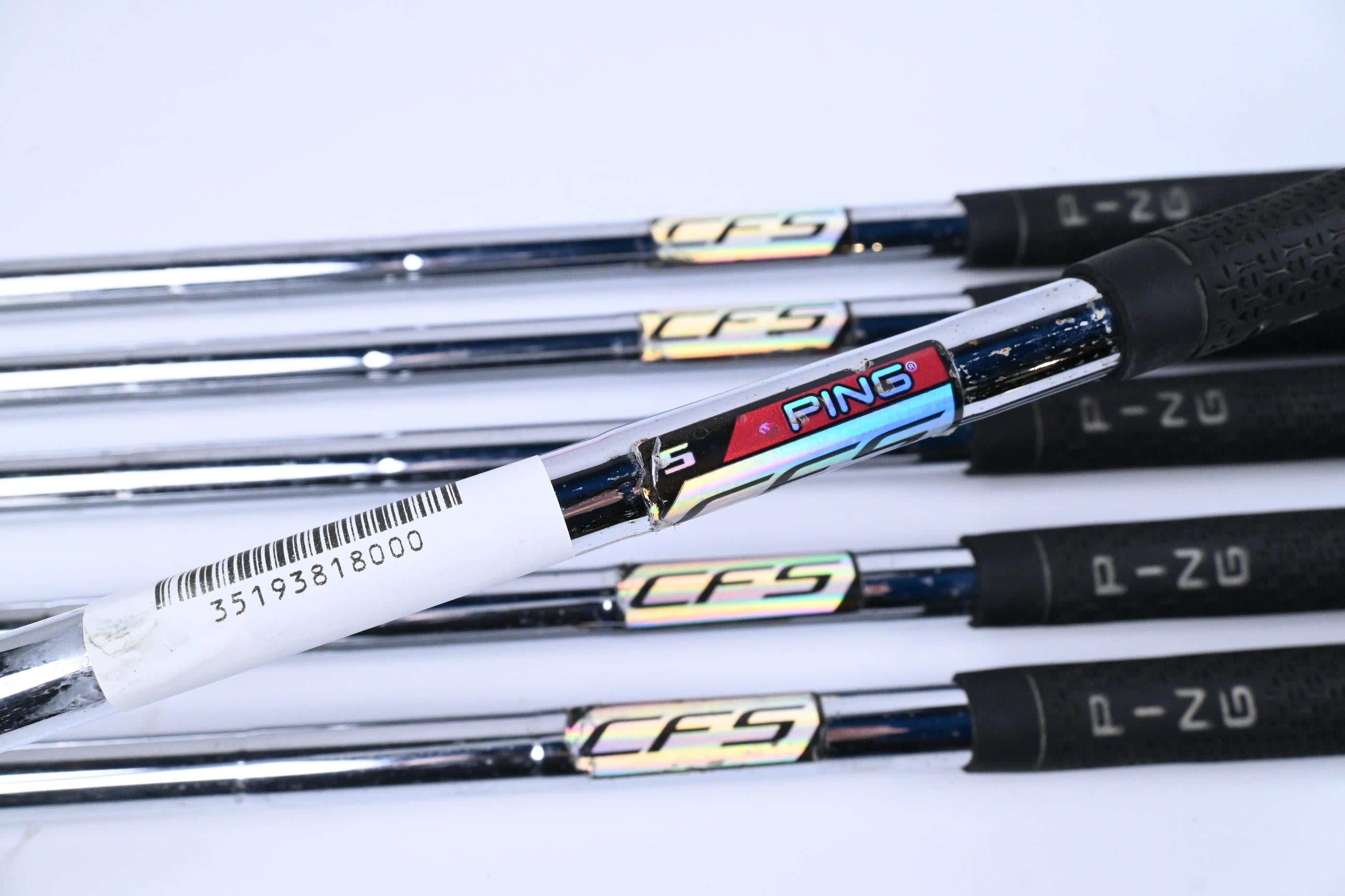 Ping i20 Irons / 5-PW / Black Dot / Stiff Flex Ping CFS Steel Shafts