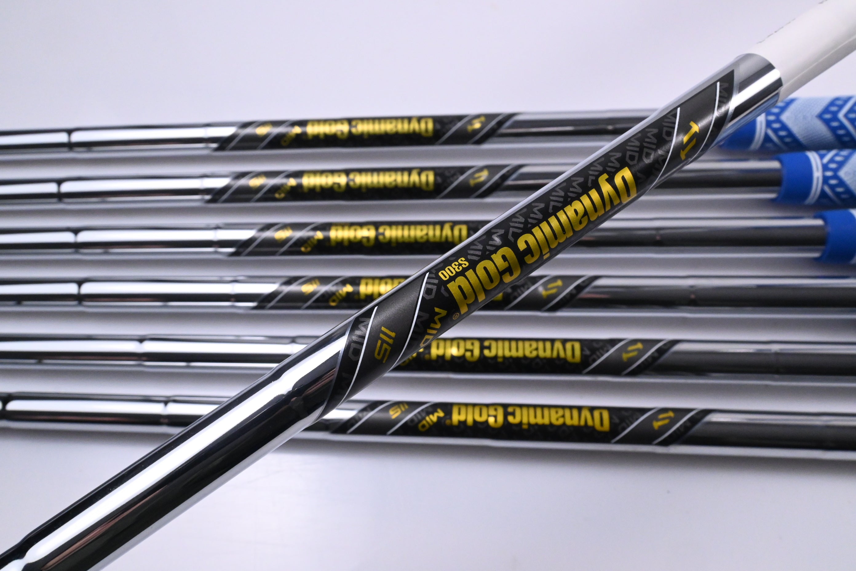 Mizuno M-13 Irons / 4-PW / Stiff Flex Dynamic Gold Mid 115 S300 Shafts