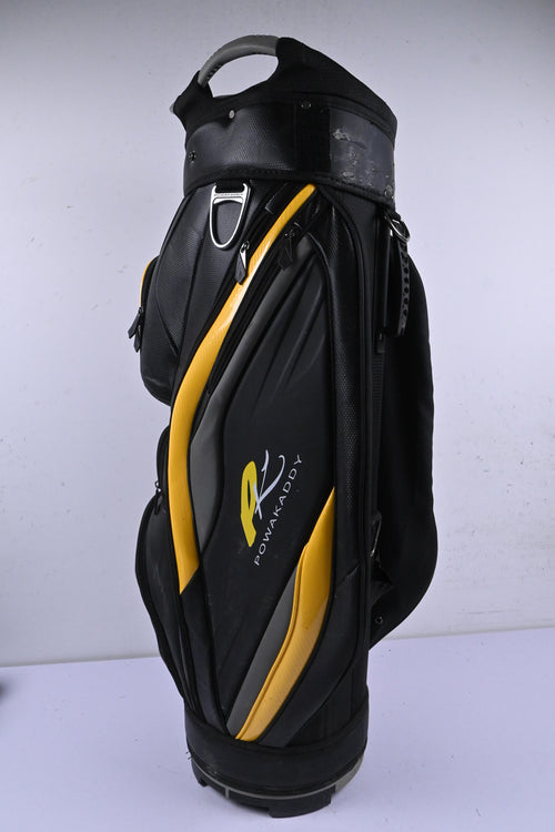 Powakaddy Cart Bag / 14-Way Divider / Black & Yellow