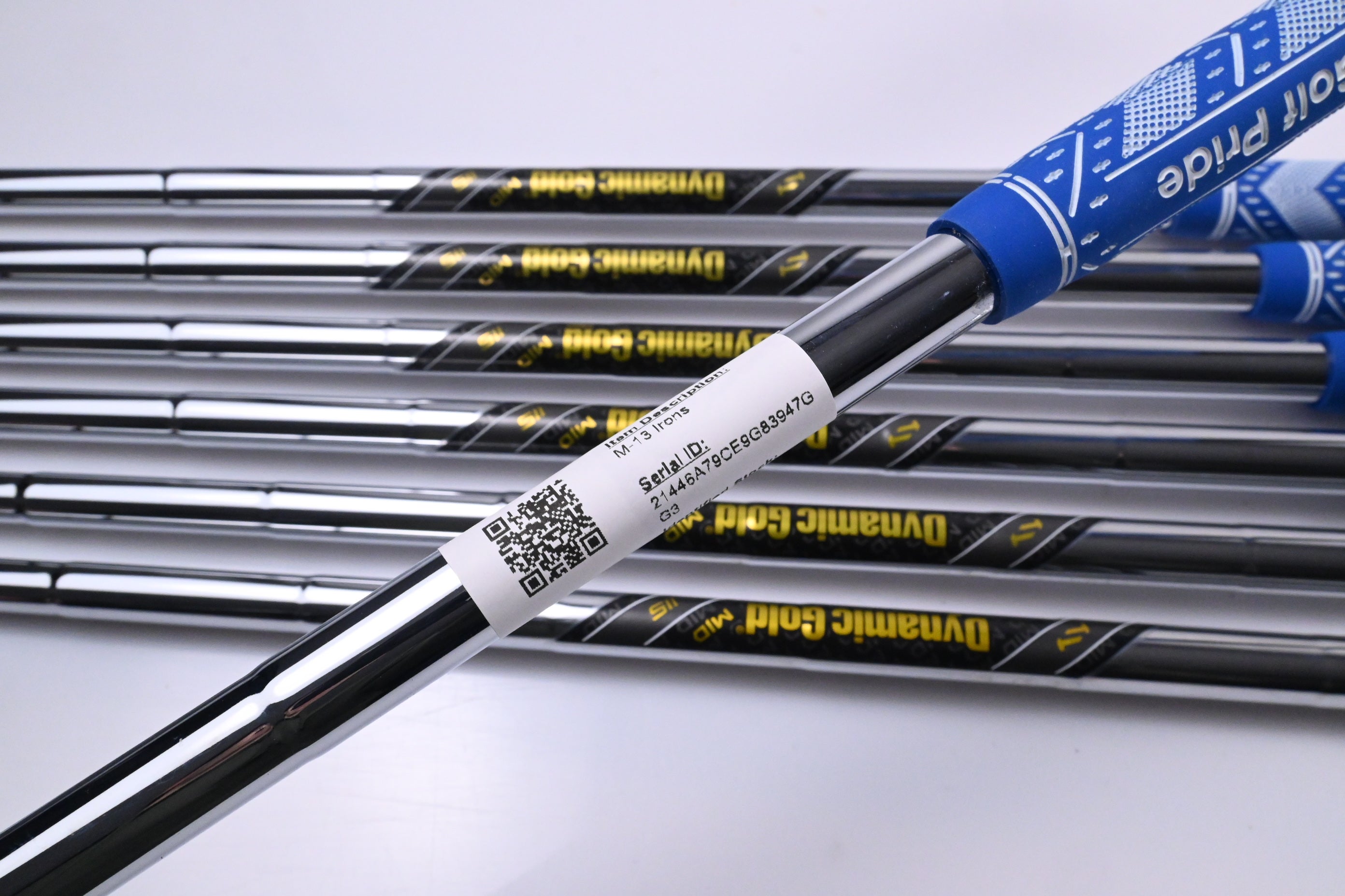 Mizuno M-13 Irons / 4-PW / Stiff Flex Dynamic Gold Mid 115 S300 Shafts