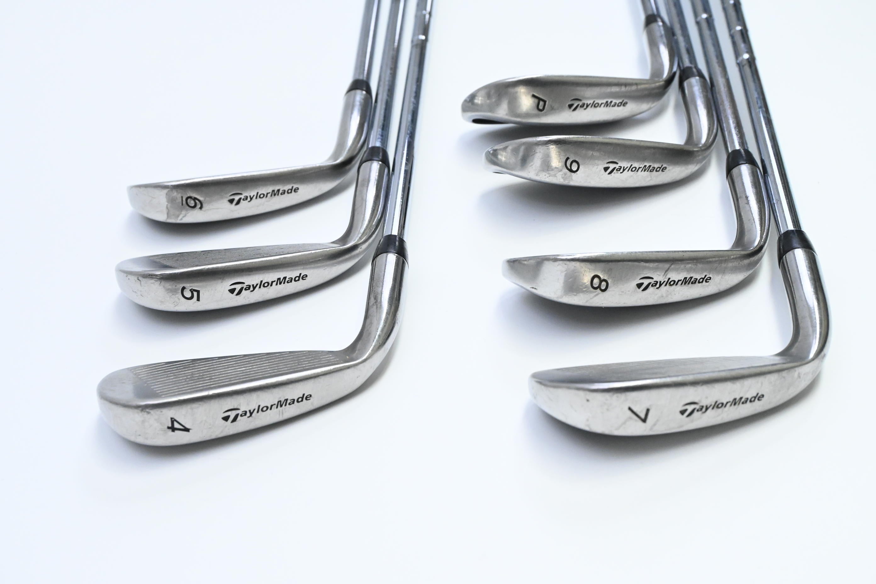 Taylormade 200 Steel Irons / 4-PW / Stiff Flex Taylormade 90 Shafts