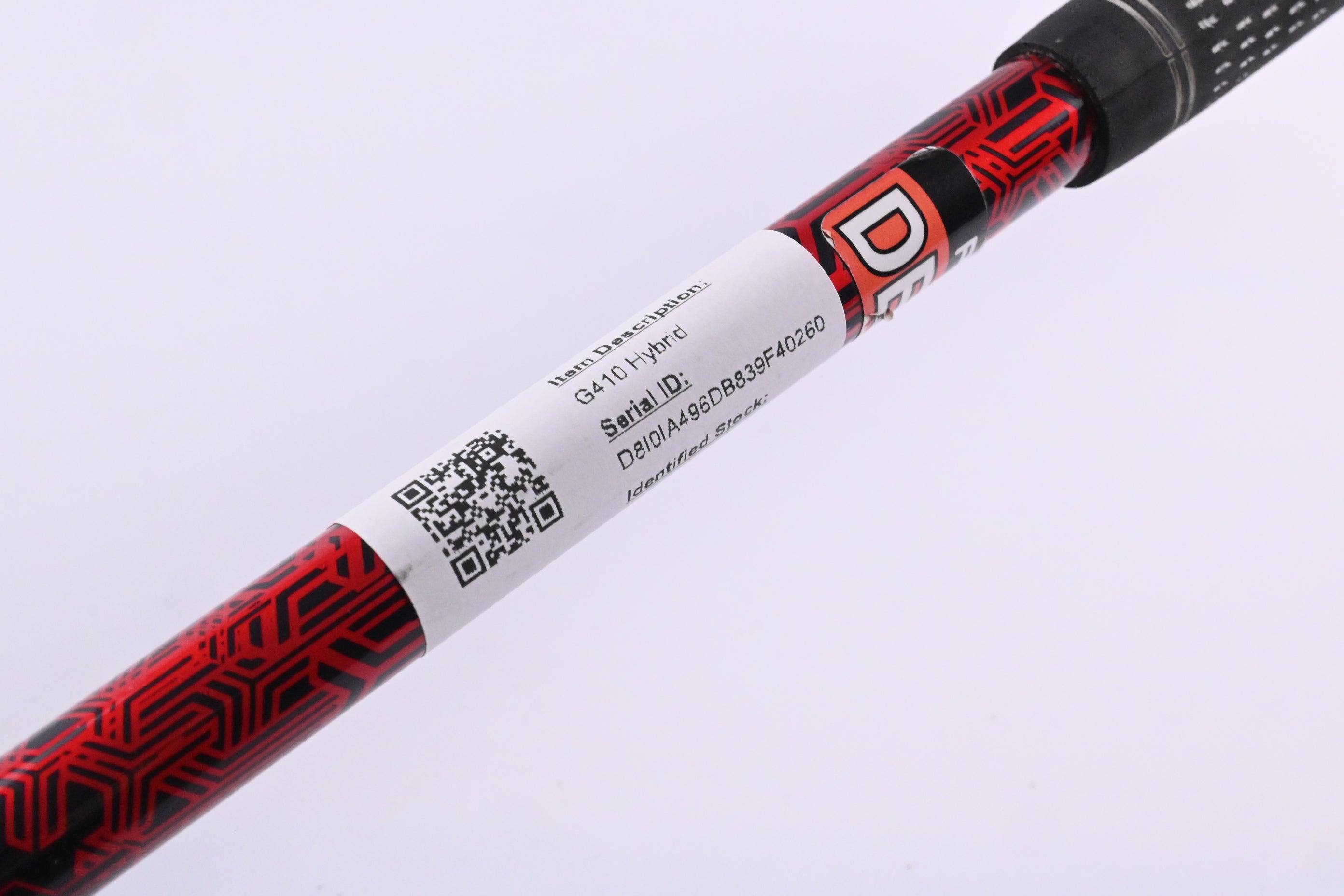 Ping G410 #4 Hybrid / 22 Degree / Regular Flex Ping Alta CB Red 70 Shaft