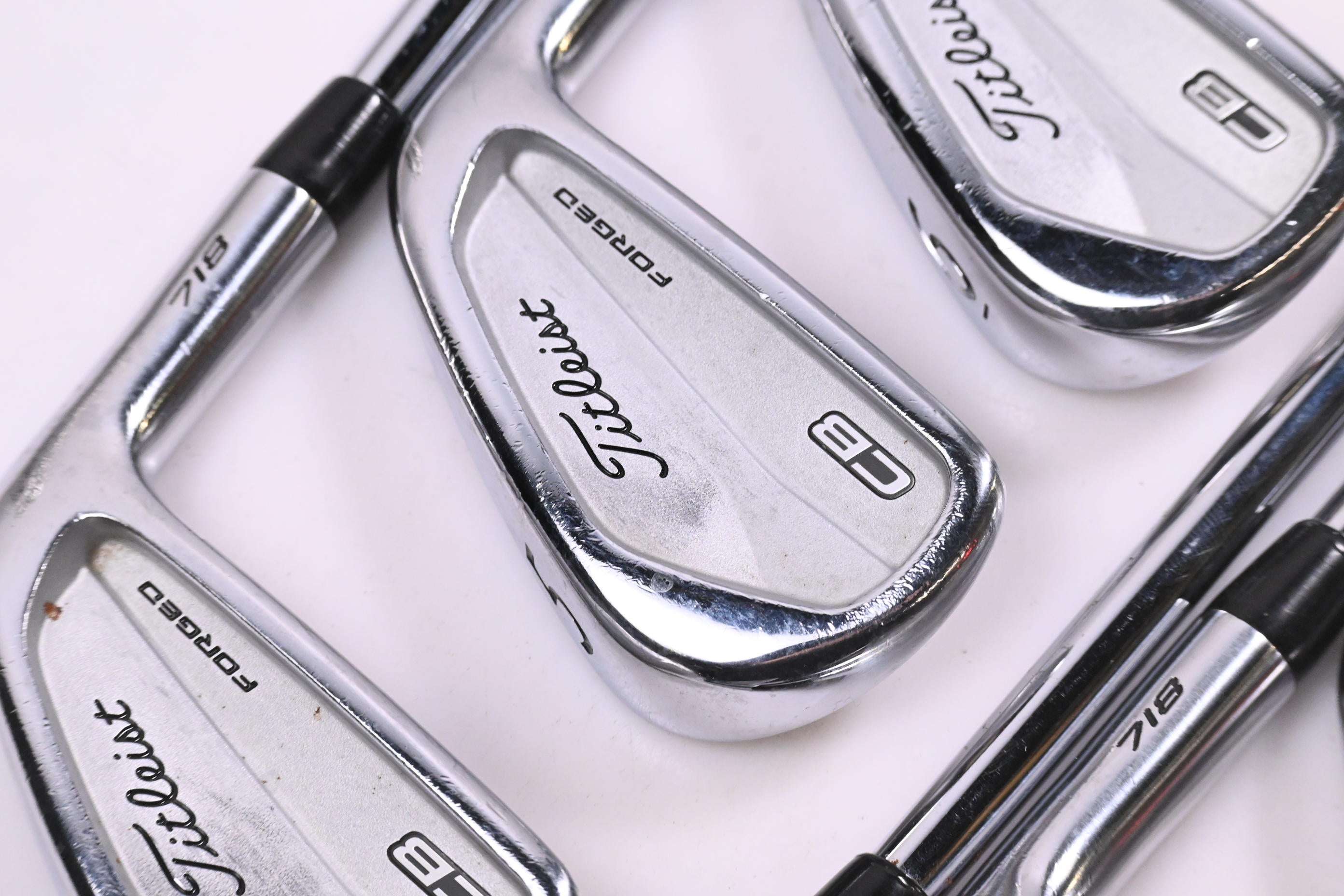 Titleist 718 CB Irons / 4-PW / Stiff Flex AMT Tour White S300 Shafts