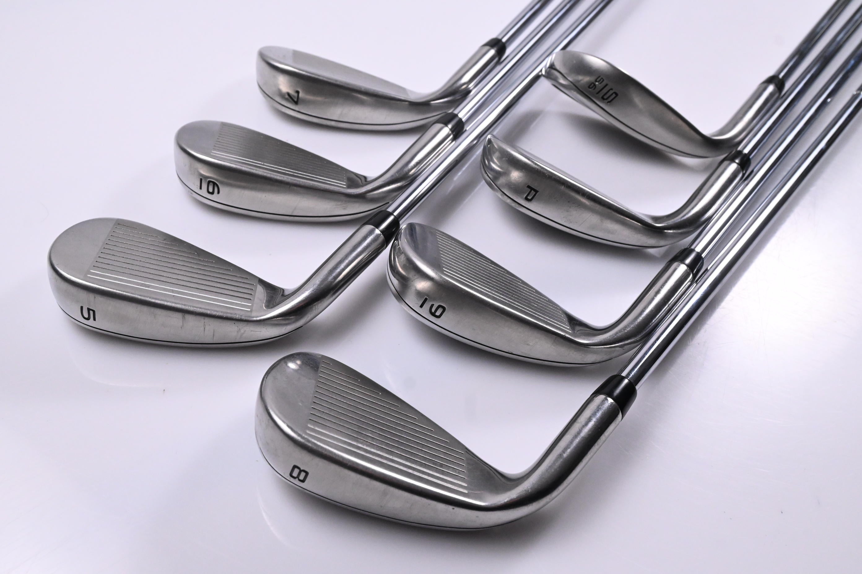 Callaway Rogue ST Max OS Irons / 5-PW+SW / Regular Flex Elevate MPH 85 Shafts