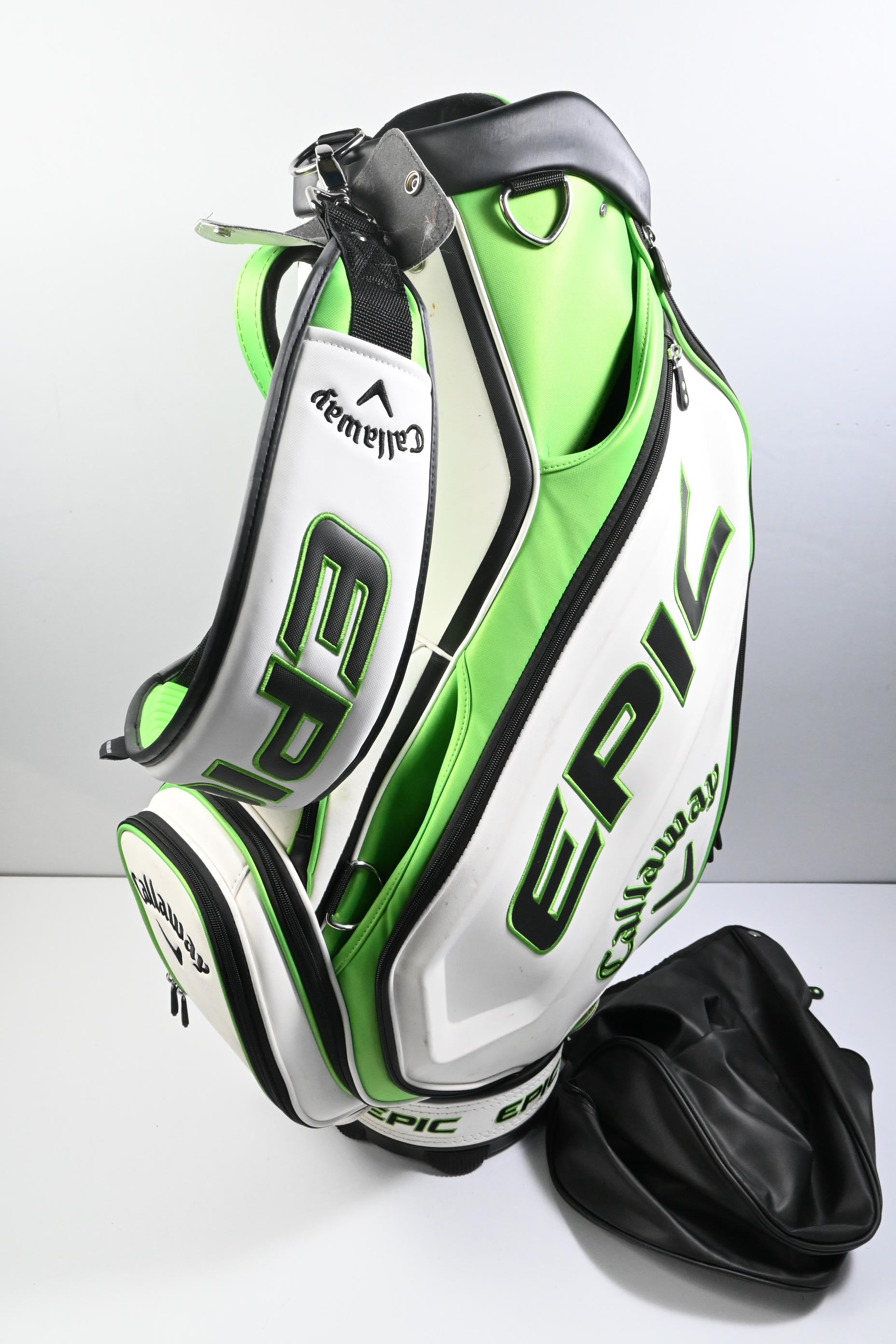 Callaway Epic Tour Bag / 6-Way Divider / White, Green & Black
