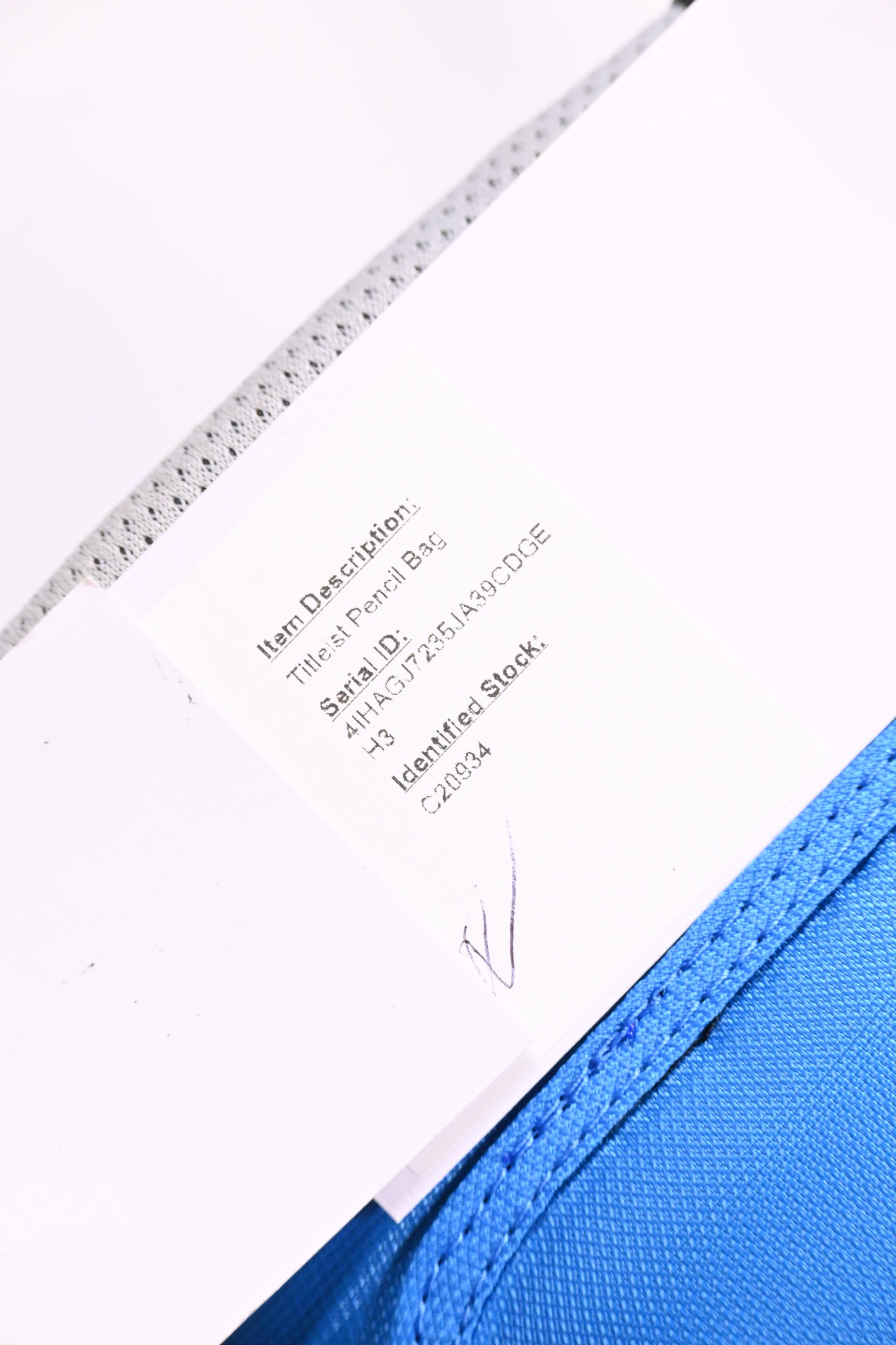 Titleist Carry Pencil Bag / 3-Way Divider / Blue