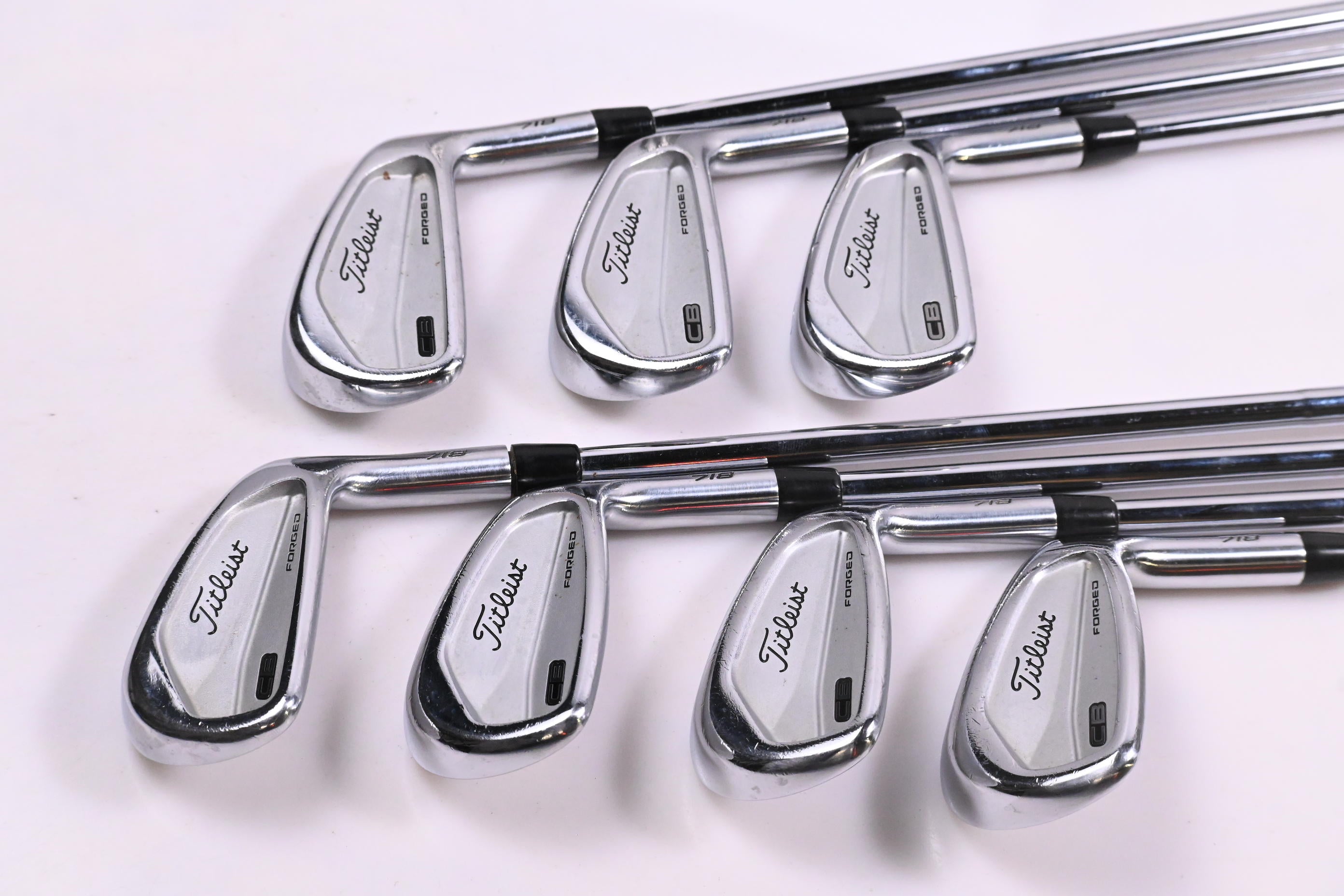 Titleist 718 CB Irons / 4-PW / Stiff Flex AMT Tour White S300 Shafts