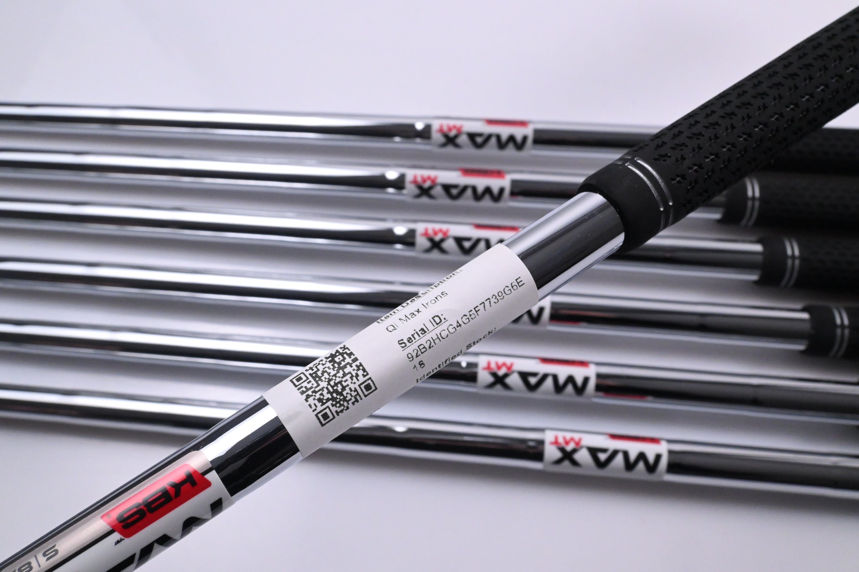 Taylormade Qi Max Irons / 5-PW+SW / Stiff Flex KBS MAX MT 85 Shafts