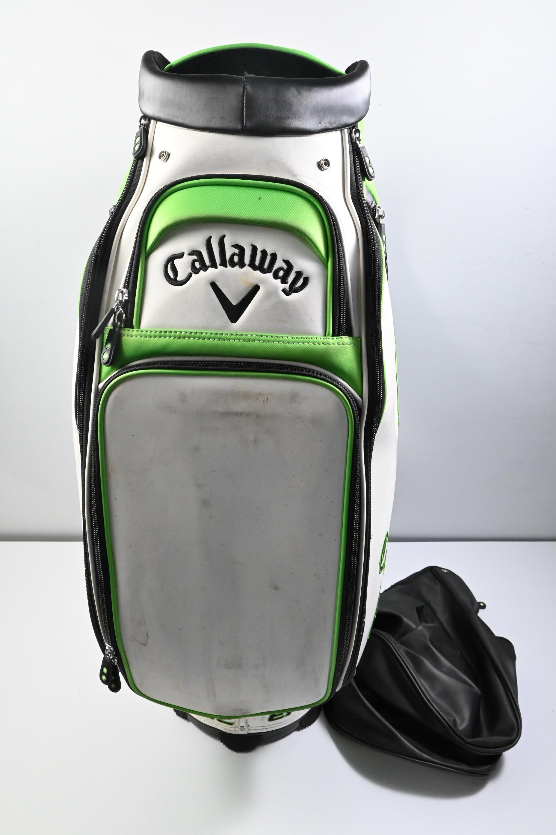 Callaway Epic Tour Bag / 6-Way Divider / White, Green & Black