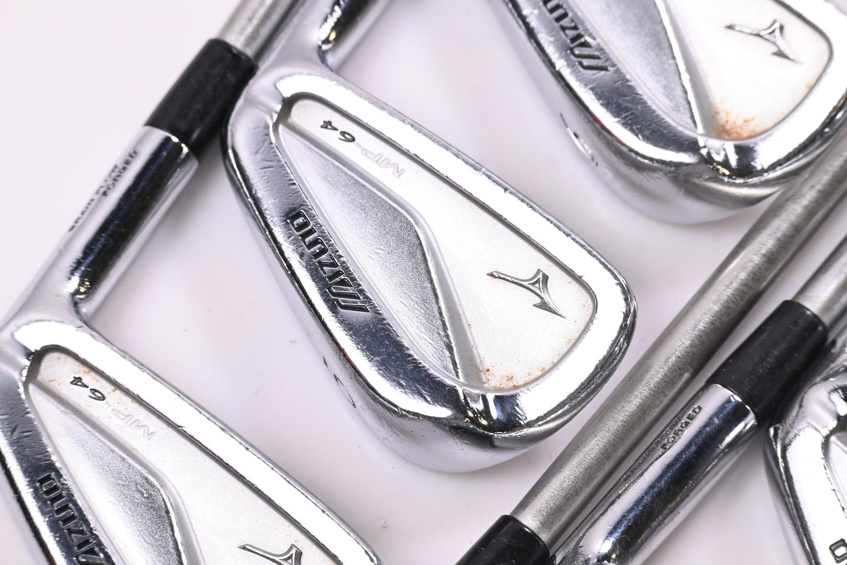 Mizuno MP-64 Irons / 4-PW / X-Flex KBS Tour C-Taper 130 Shafts
