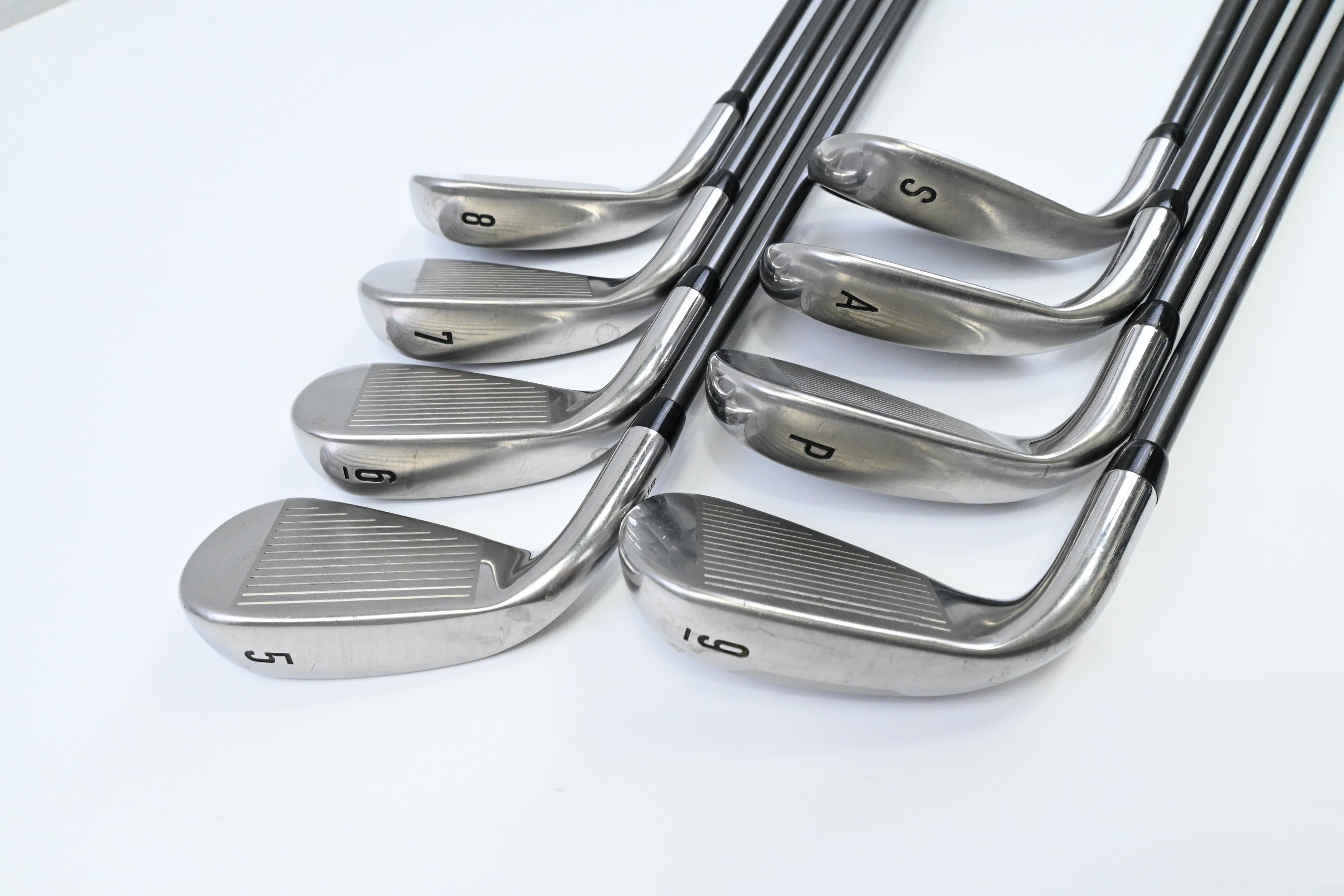 Callaway Rogue Irons / 5-PW+AW+SW / Senior Flex Aldila Synergy 60 Shafts